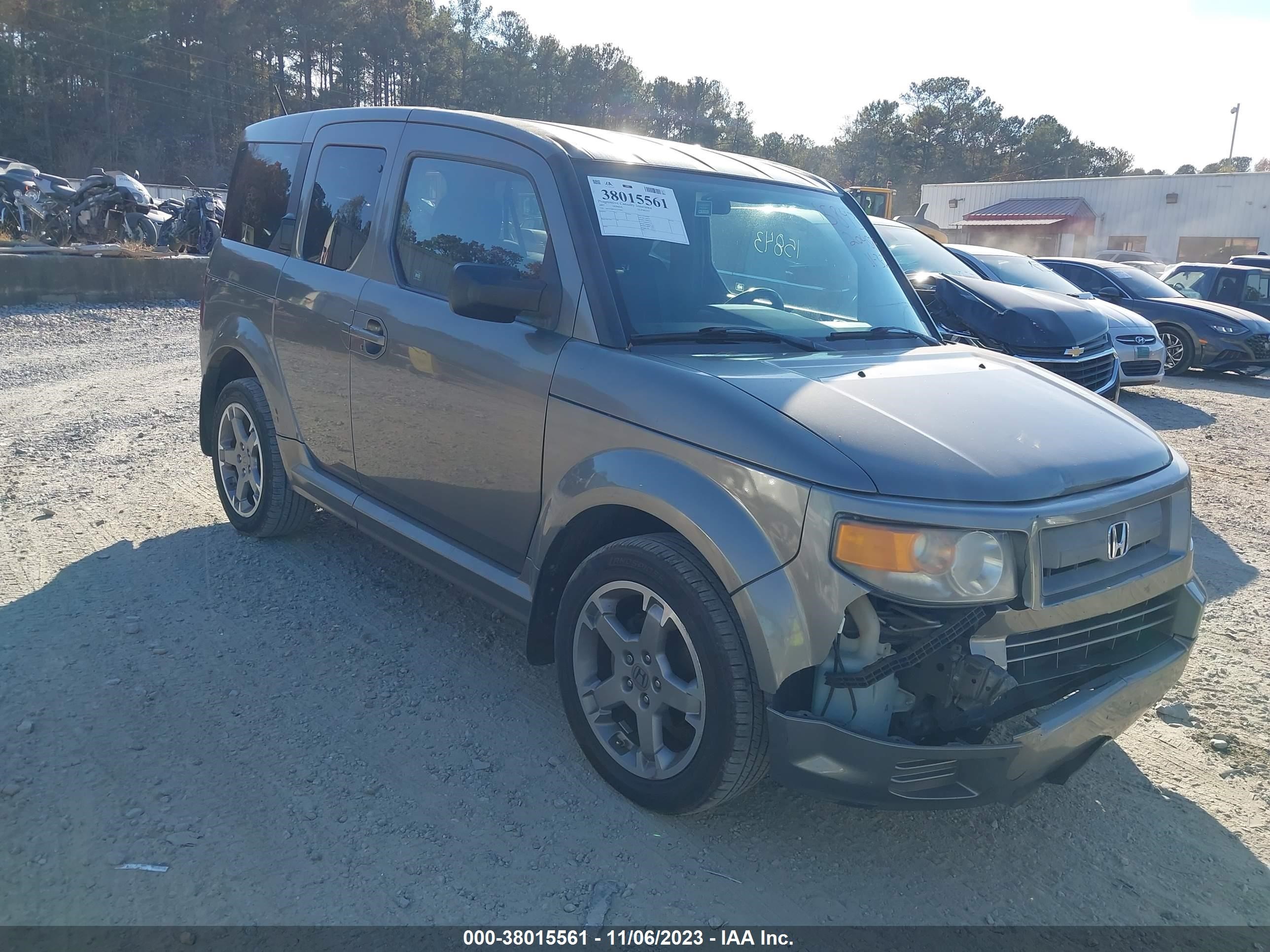 honda element 2007 5j6yh18937l015843