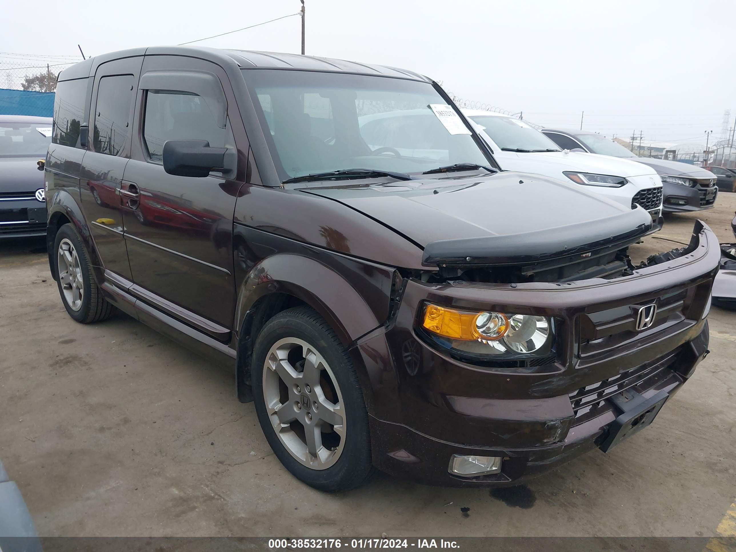 honda element 2007 5j6yh189x7l008226