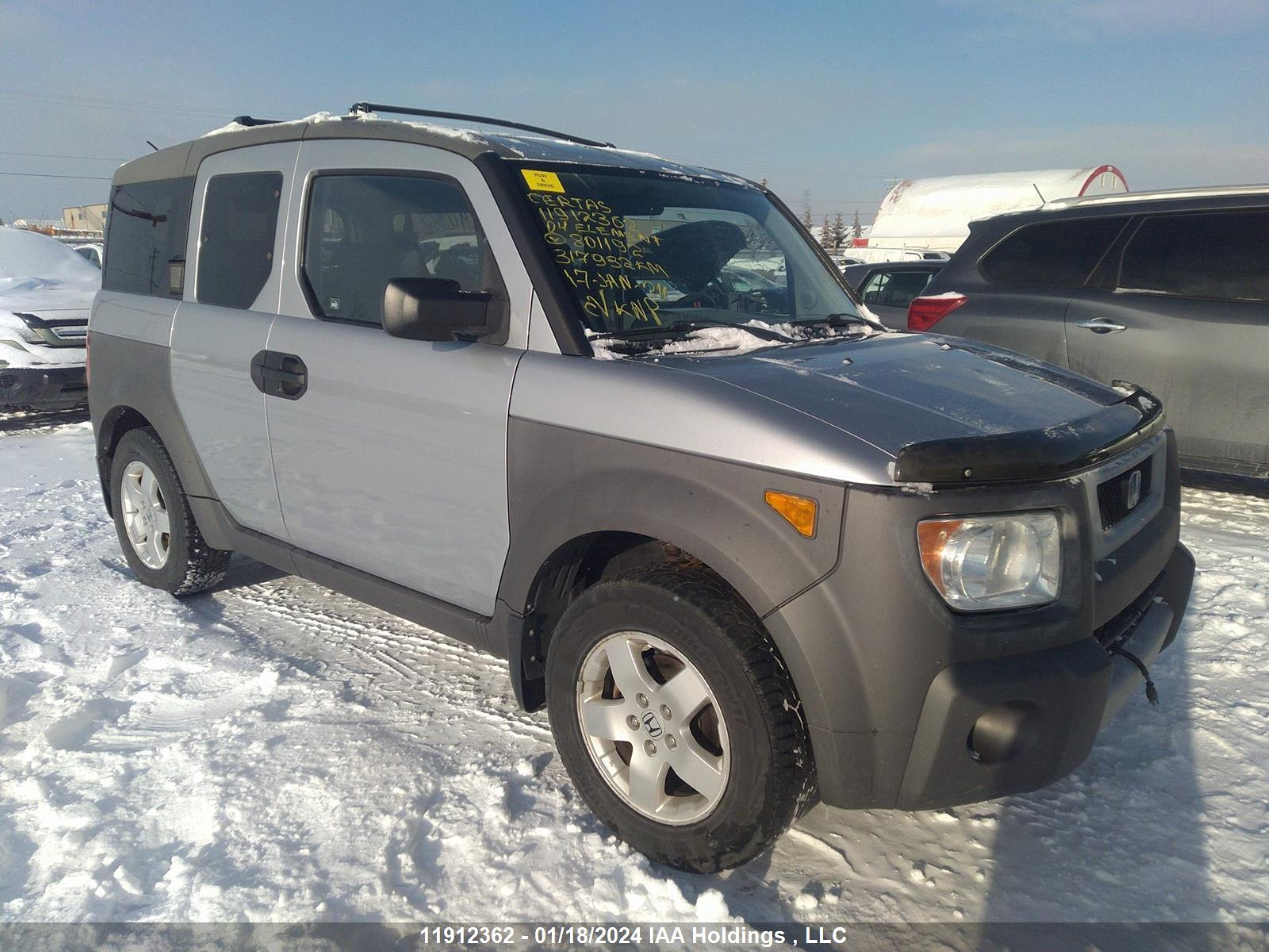 honda element 2004 5j6yh27574l801192