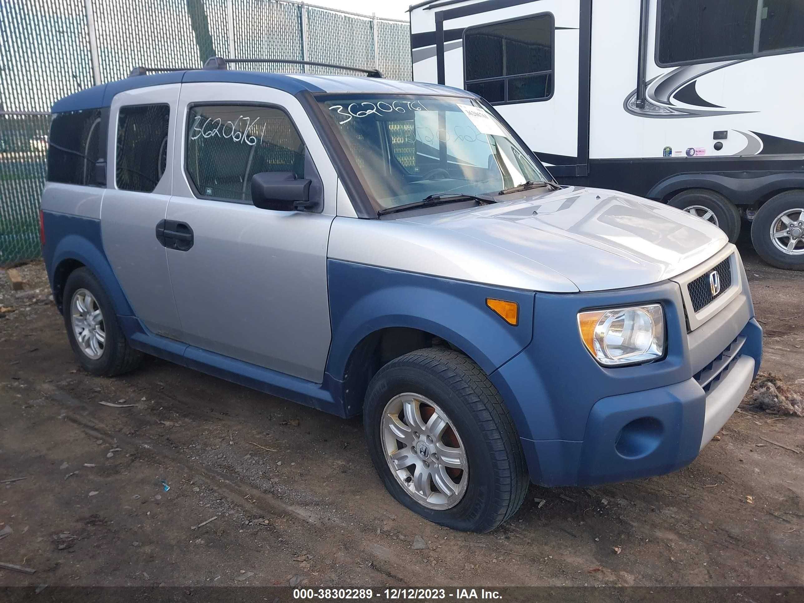 honda element 2006 5j6yh27646l004197