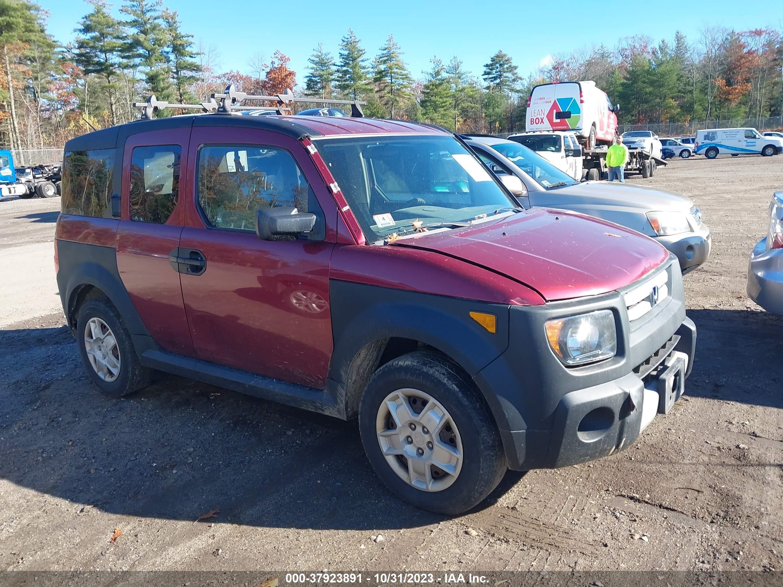 honda element 2007 5j6yh28317l002803