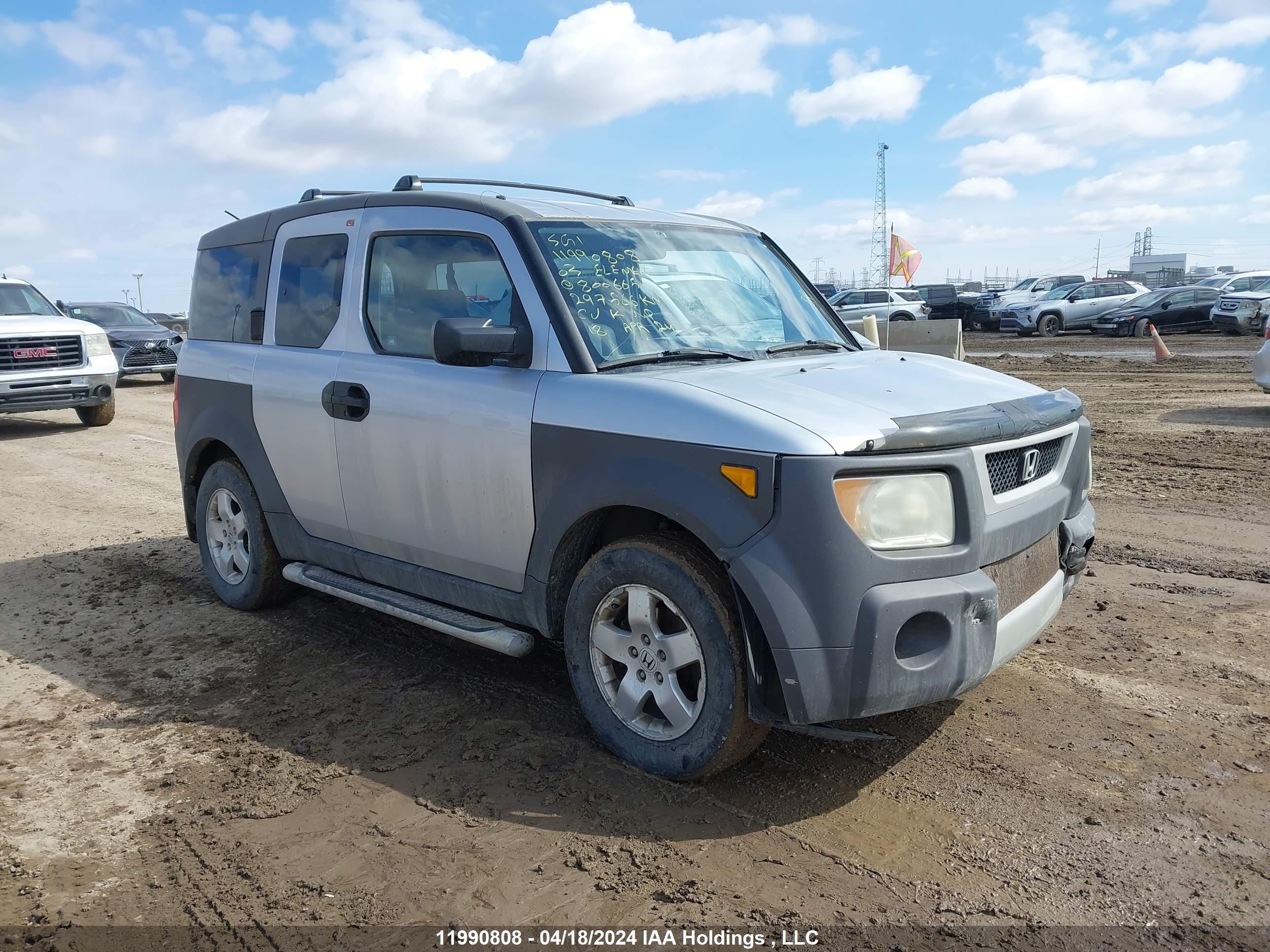 honda element 2003 5j6yh28513l800665