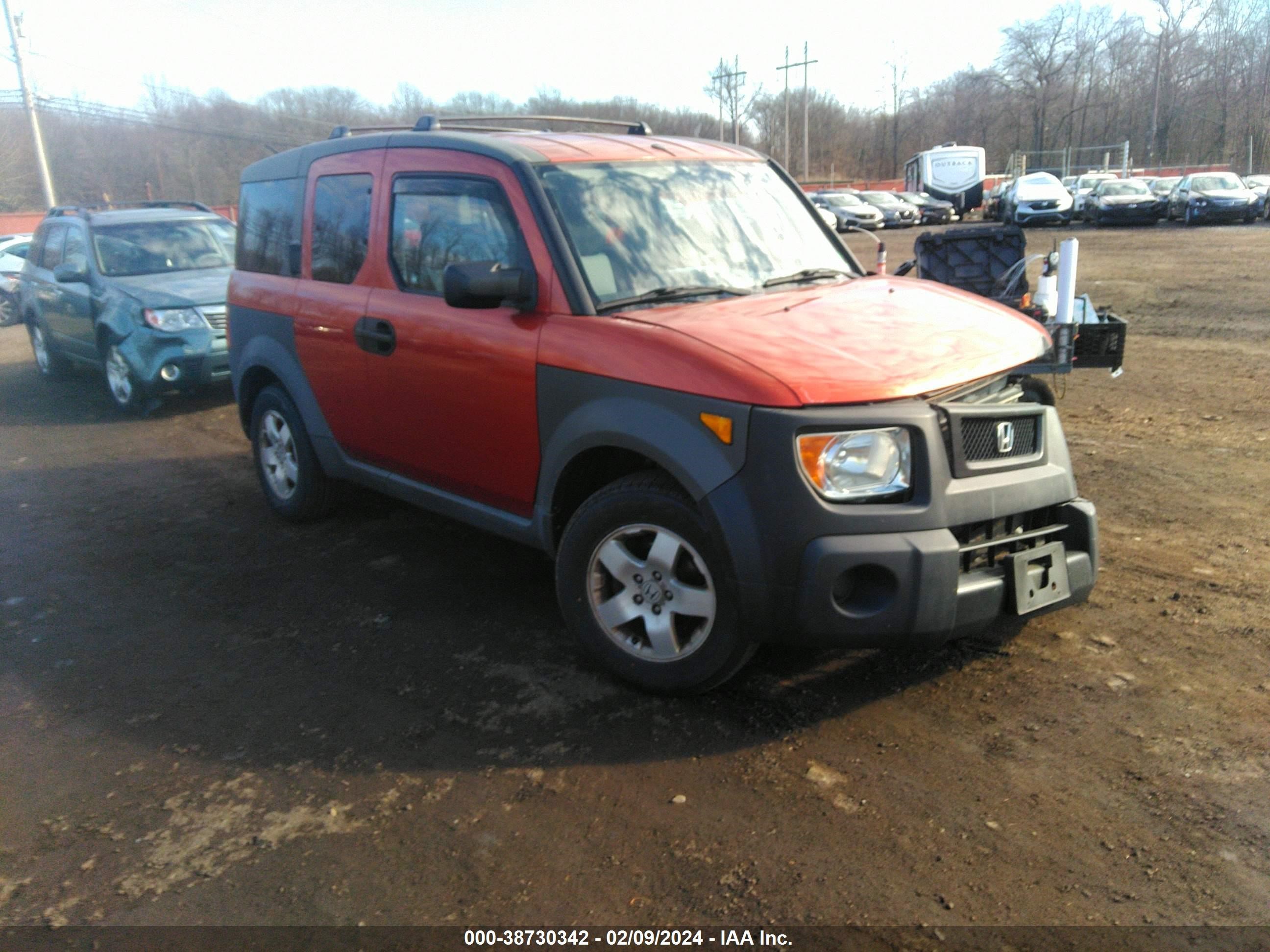 honda element 2003 5j6yh28543l023253