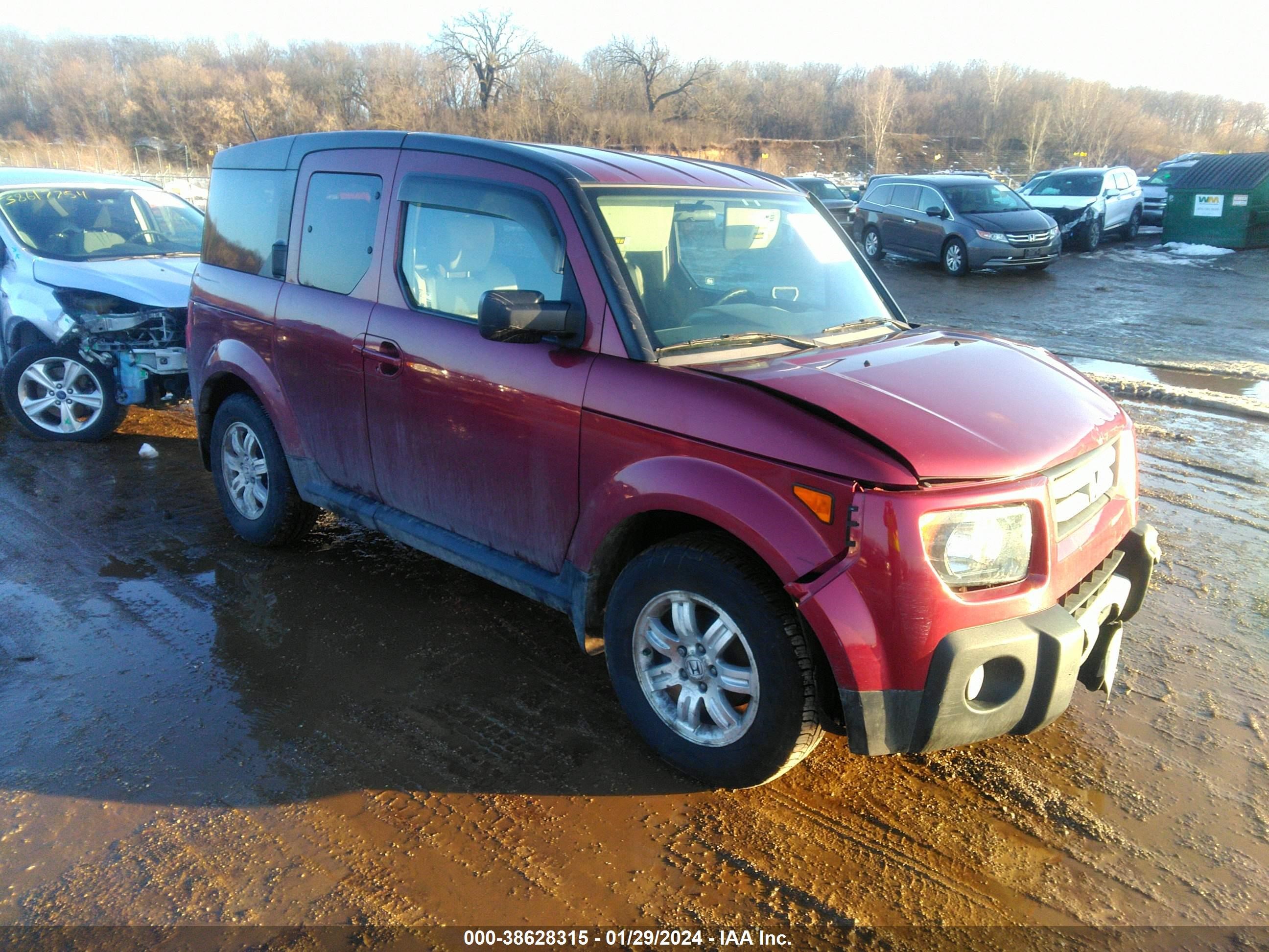 honda element 2008 5j6yh28788l009123