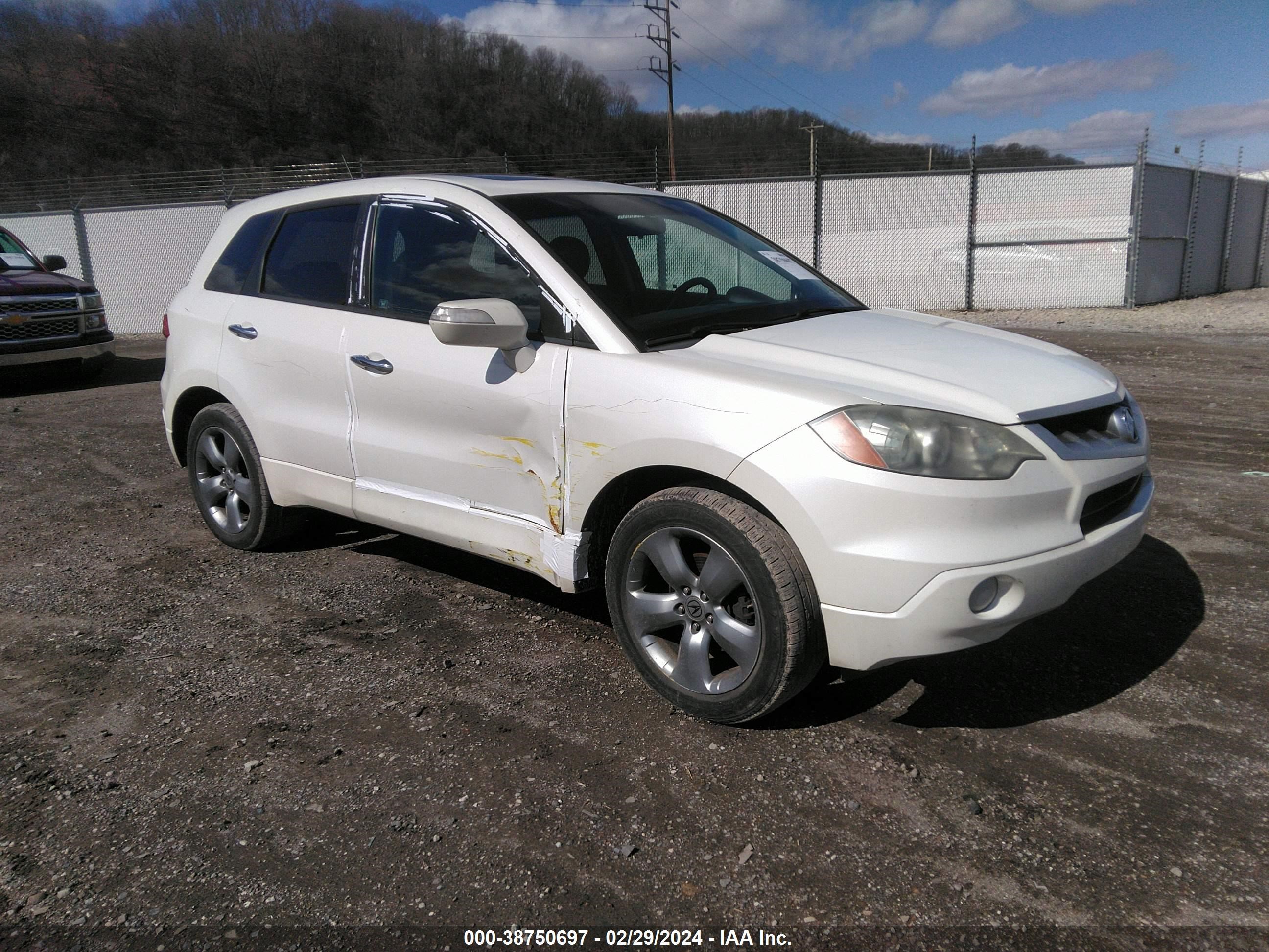 acura rdx 2007 5j8tb18237a004455