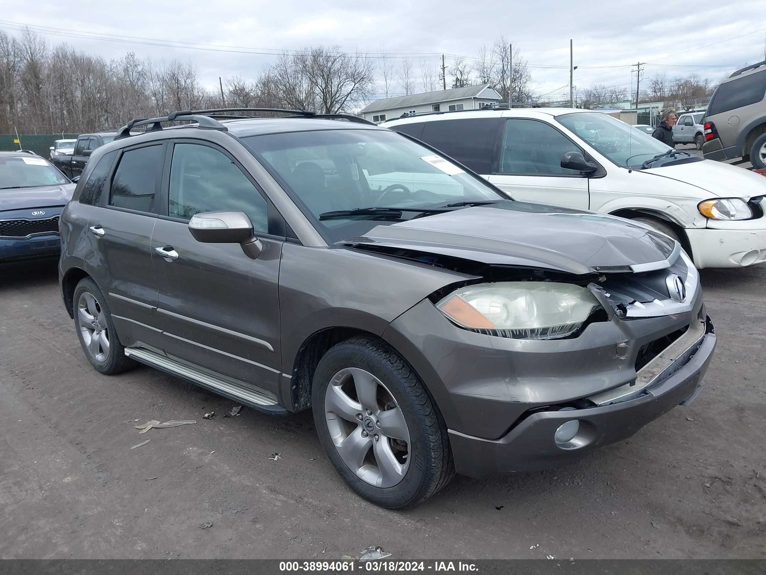 acura rdx 2007 5j8tb18507a001040