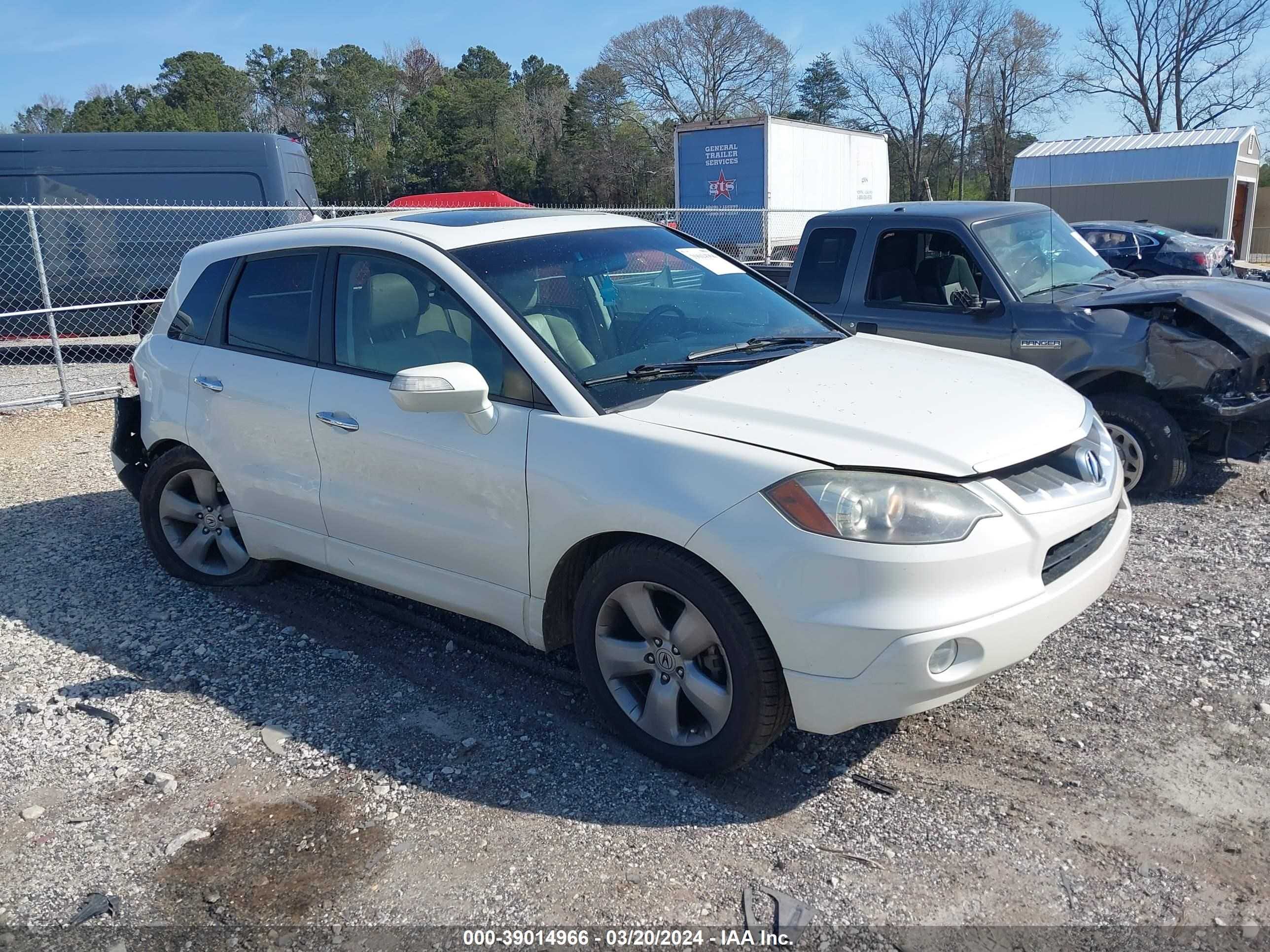 acura rdx 2007 5j8tb18517a017506