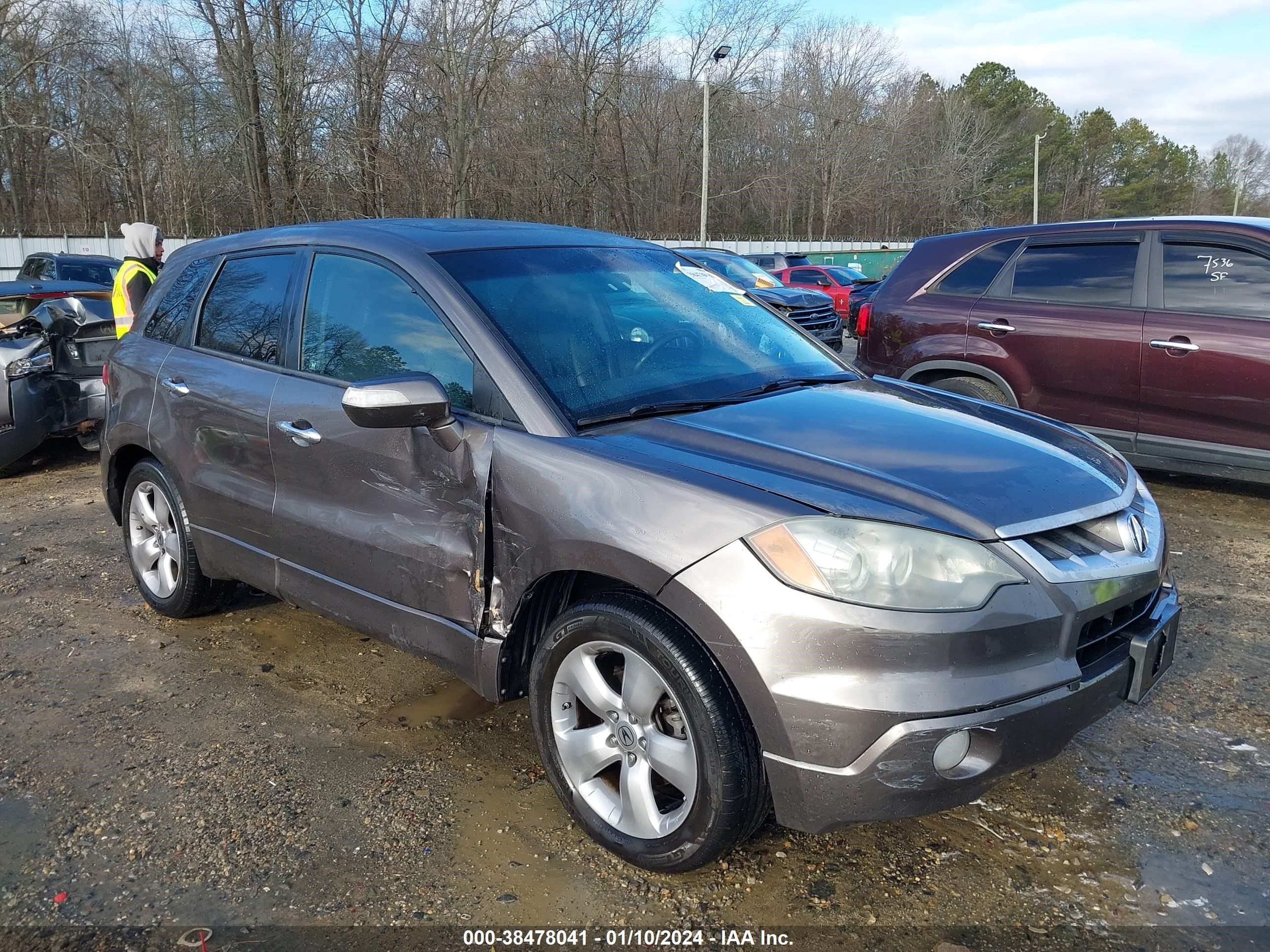 acura rdx 2007 5j8tb18537a015238