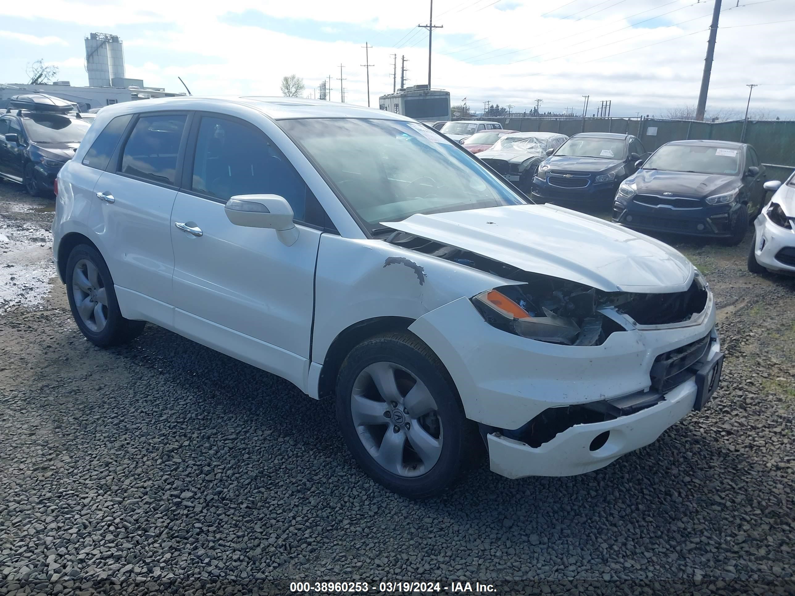 acura rdx 2007 5j8tb18557a020148