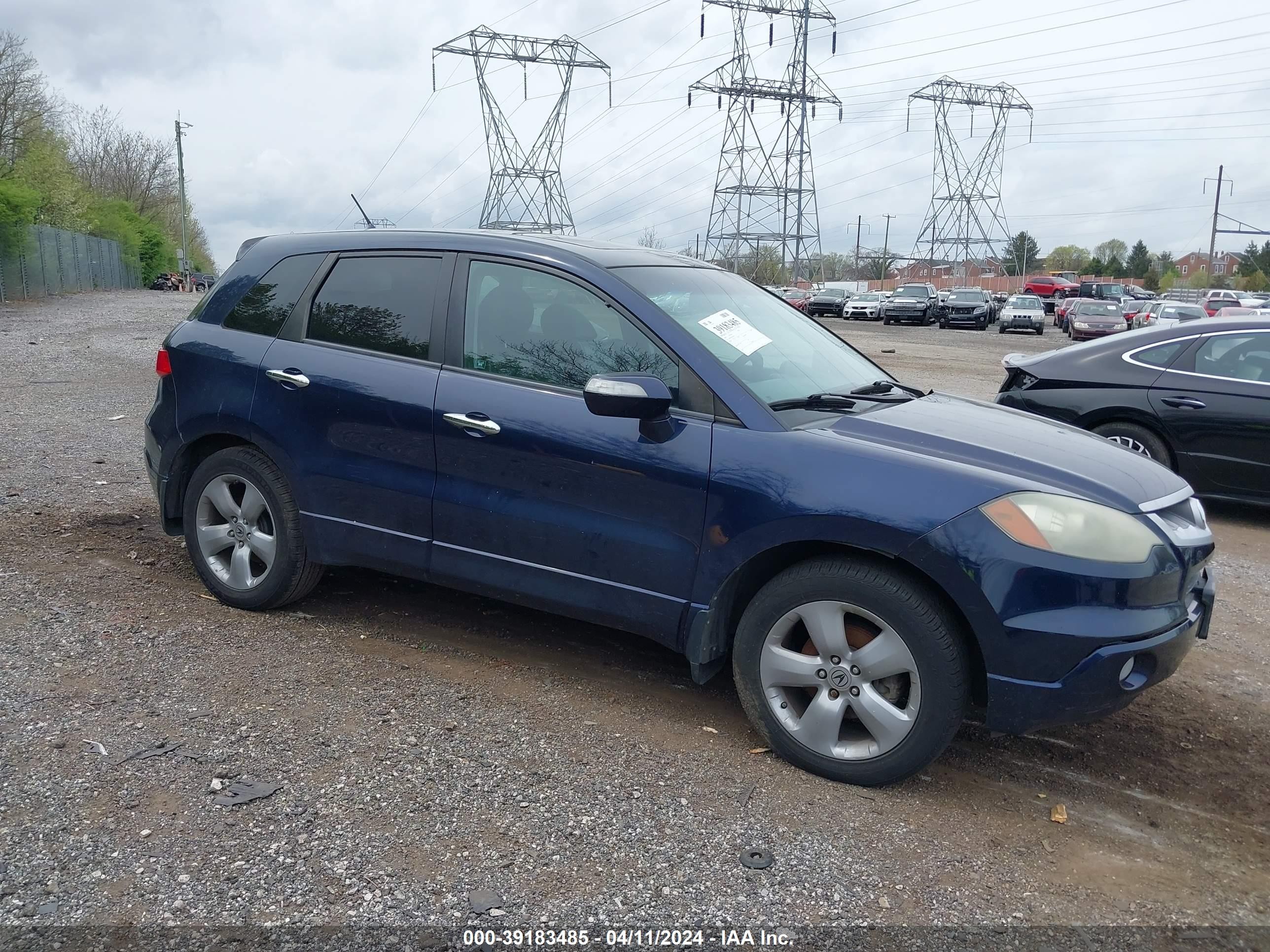 acura rdx 2008 5j8tb18558a014383