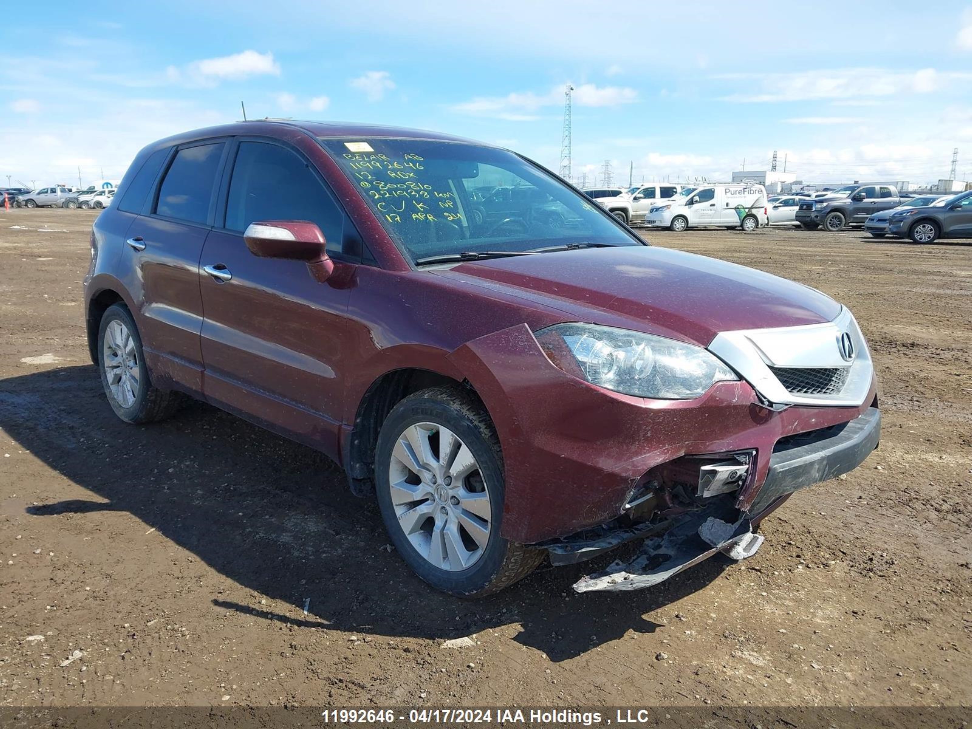 acura rdx 2012 5j8tb1h28ca800810