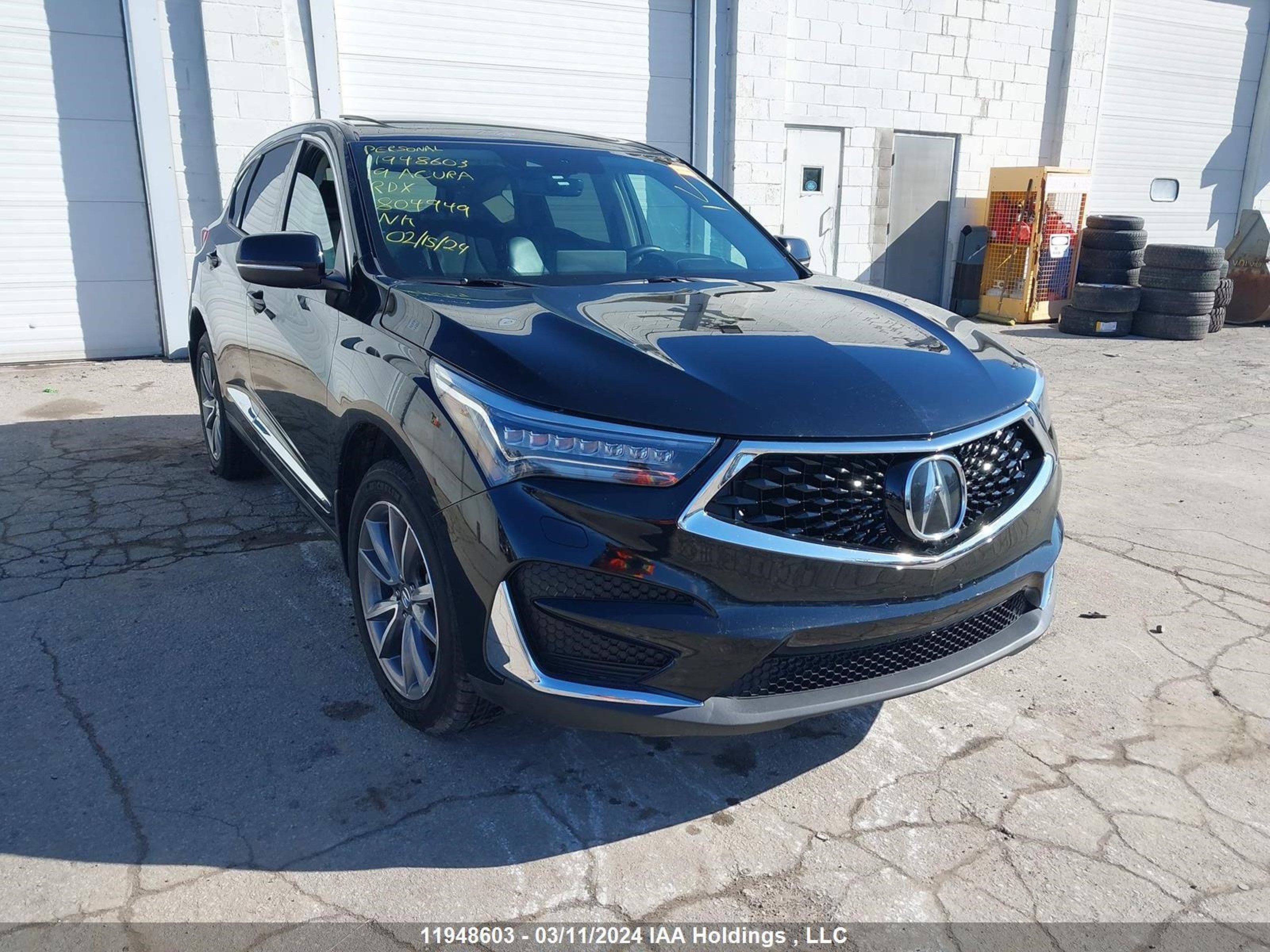 acura rdx 2019 5j8tc2h72kl804949