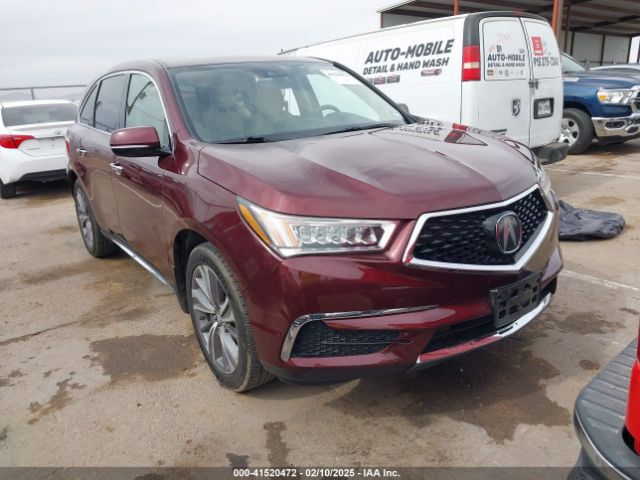 acura mdx 2018 5j8yd3h57jl009160