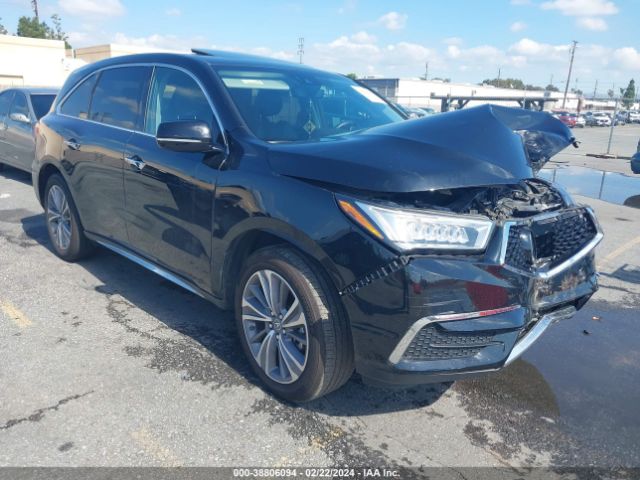 acura mdx 2018 5j8yd3h74jl001387