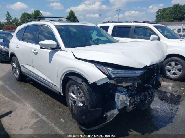 acura mdx 2022 5j8ye1h37nl007480