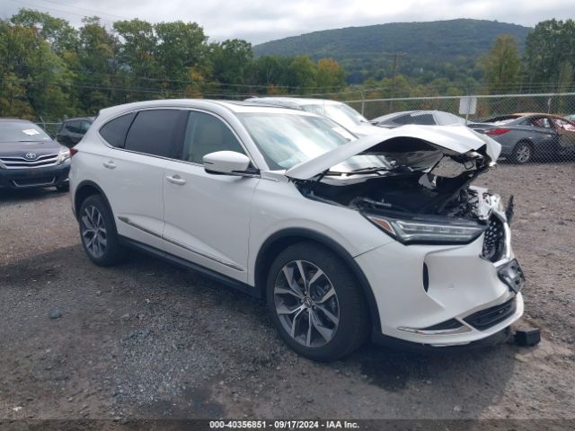 acura mdx 2022 5j8ye1h43nl033549