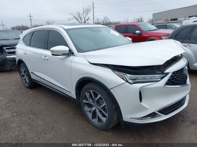 acura mdx 2022 5j8ye1h46nl015563