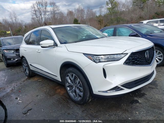 acura mdx 2022 5j8ye1h4xnl016988