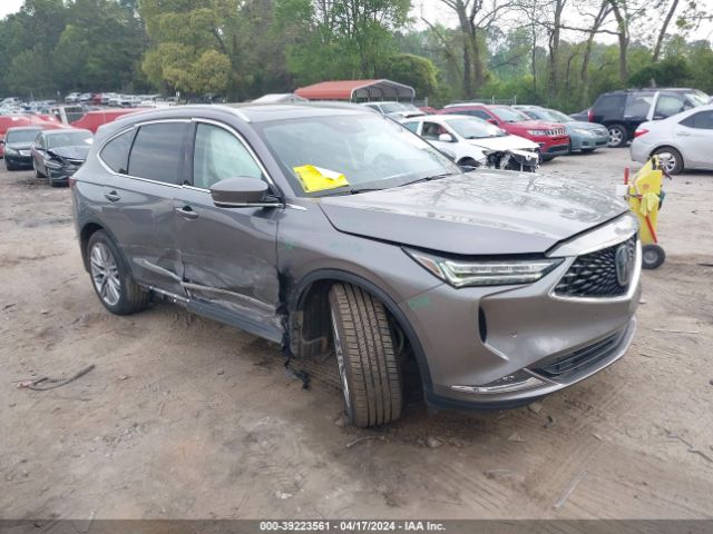 acura mdx 2022 5j8ye1h81nl044097