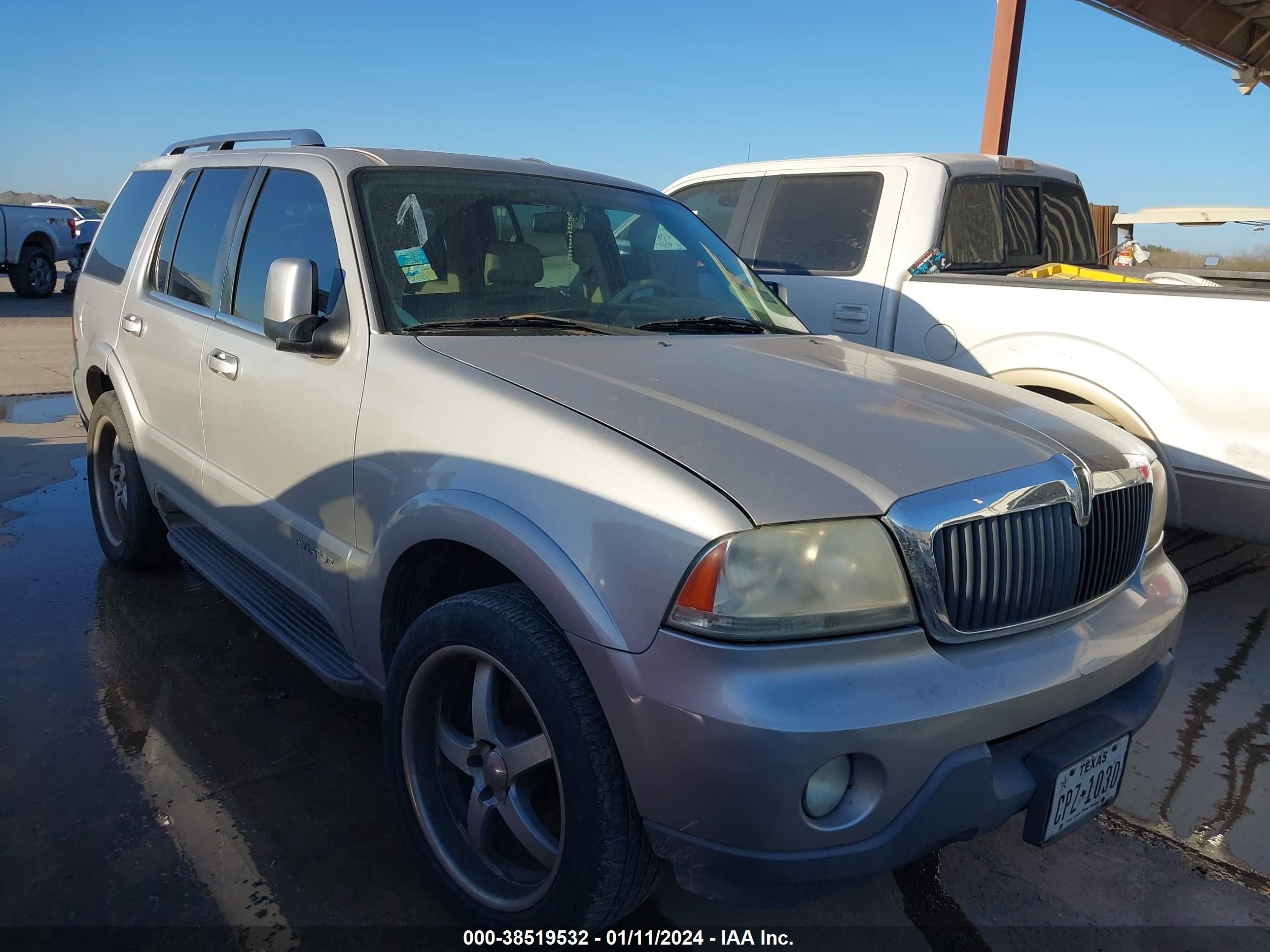 lincoln aviator 2003 5lmeu68h13zj33883