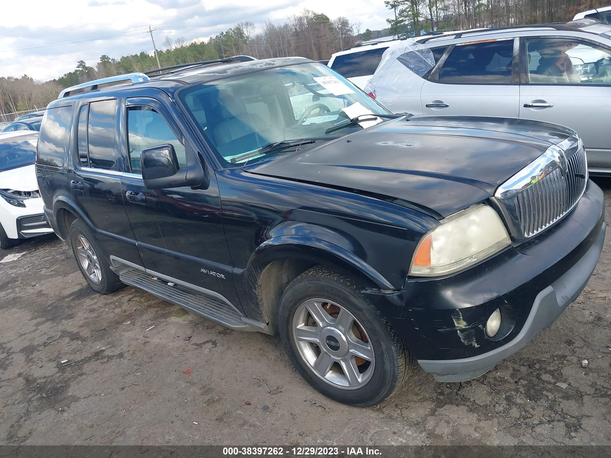 lincoln aviator 2005 5lmeu68h55zj06057