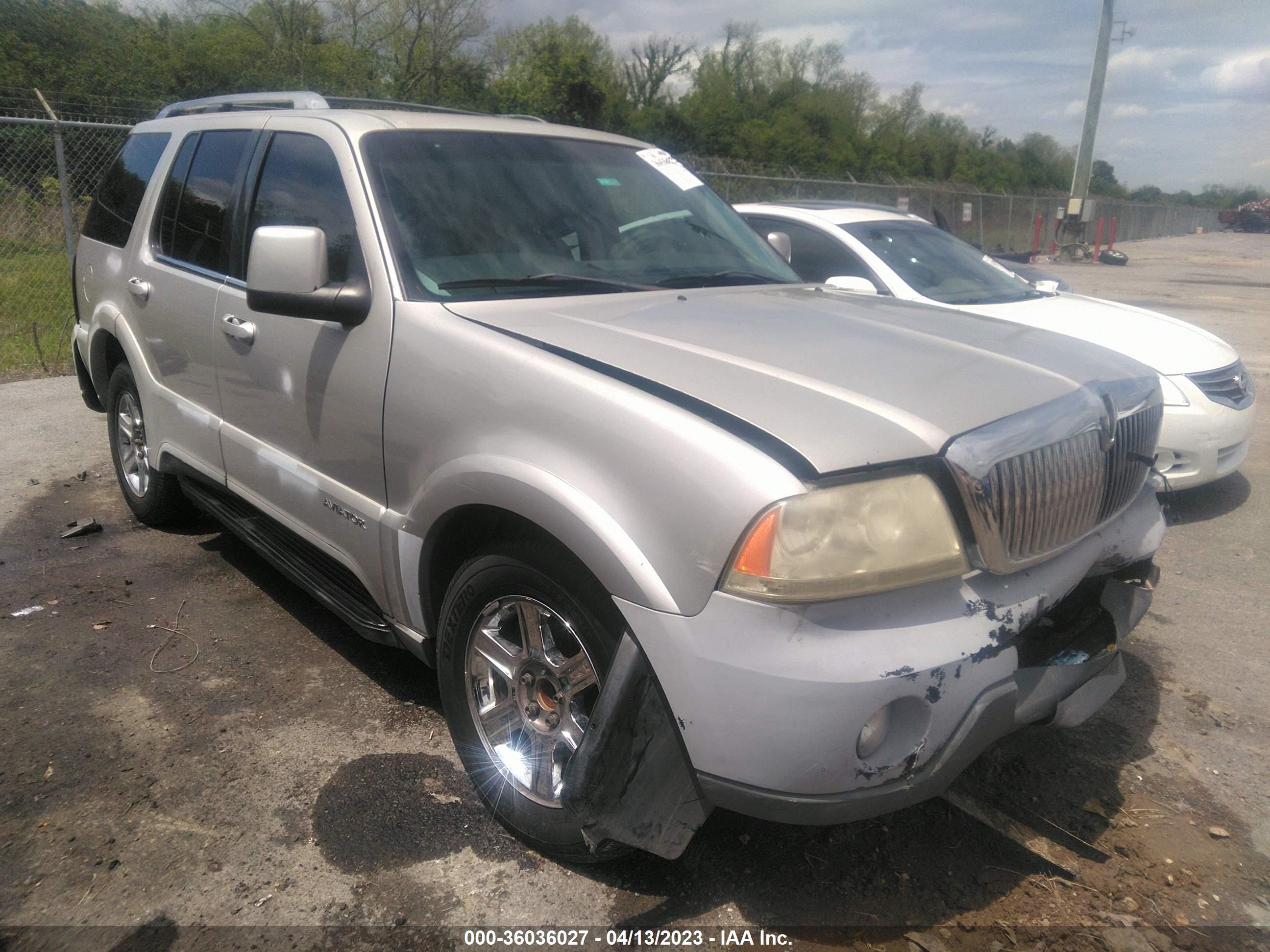 lincoln aviator 2005 5lmeu68h85zj08479