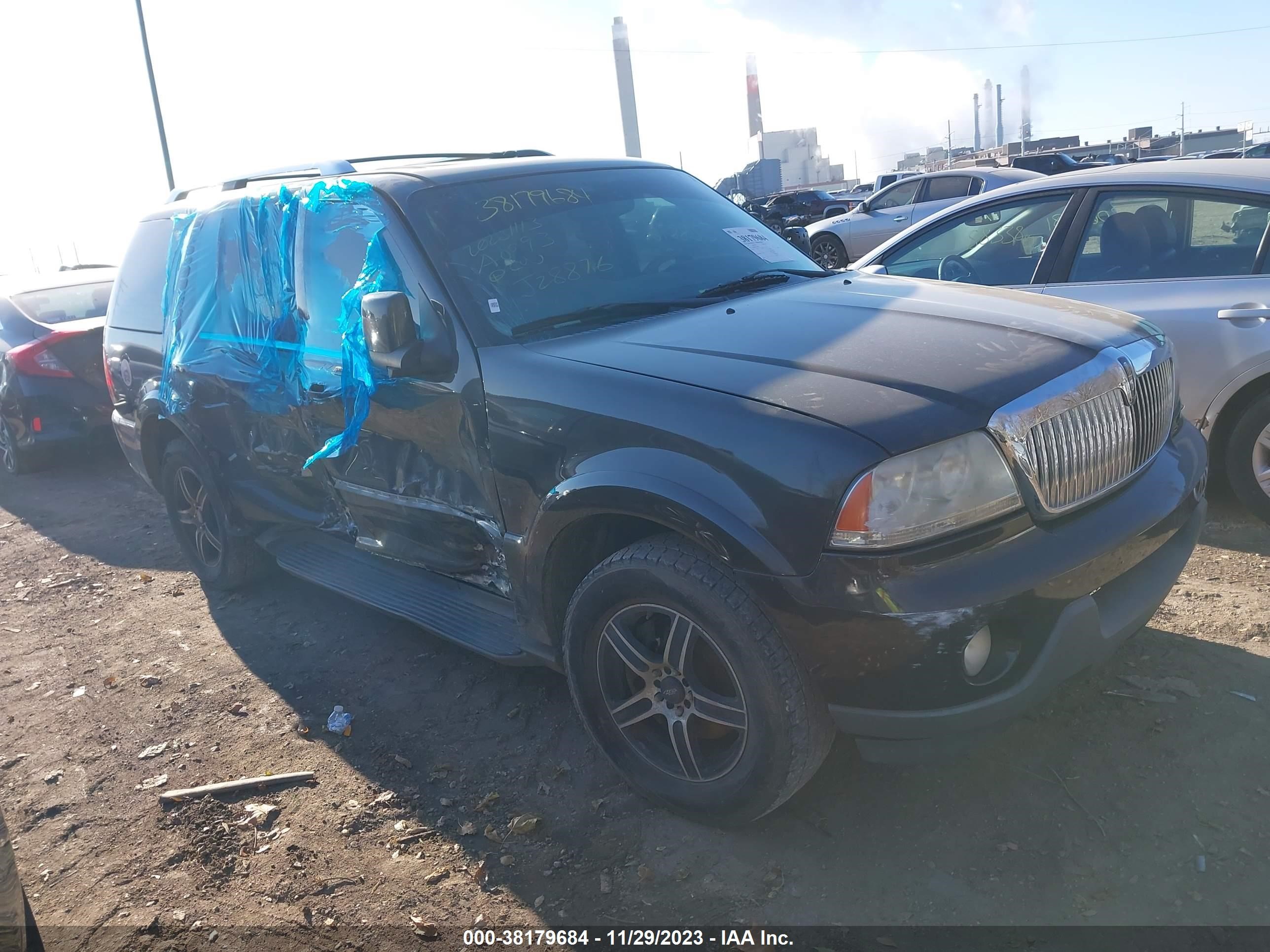 lincoln aviator 2005 5lmeu88h35zj28876