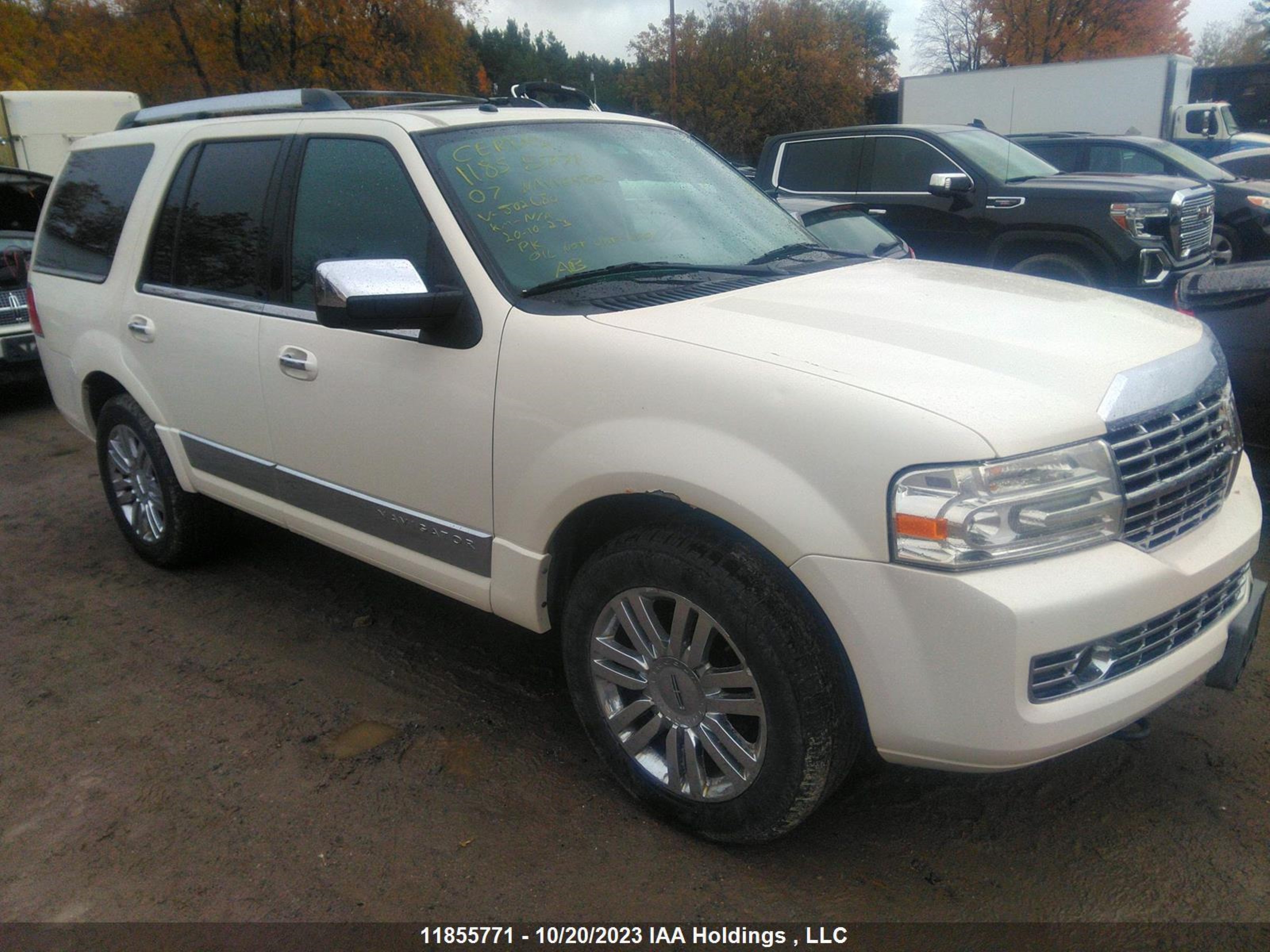 lincoln navigator 2007 5lmfu28537lj02680