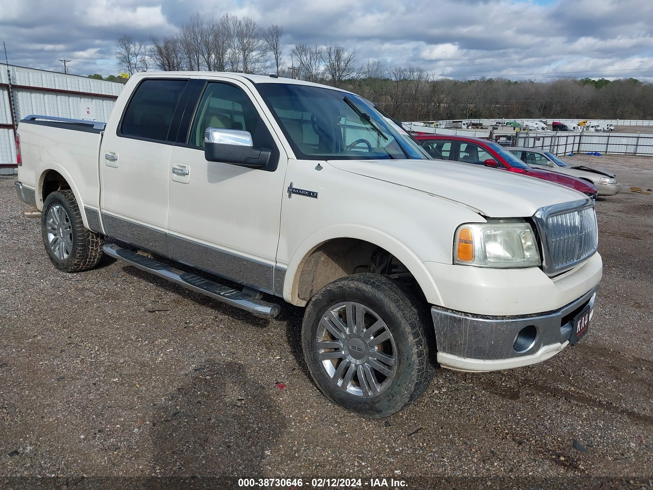 lincoln mark lt 2007 5ltpw18507fj09890