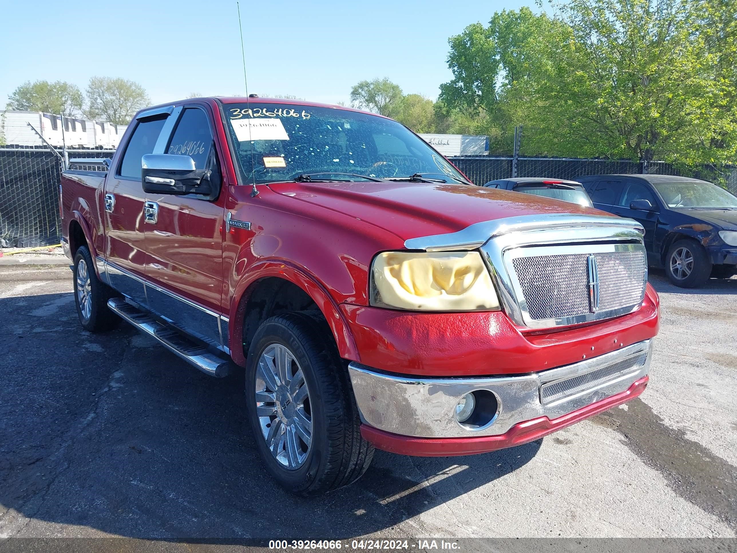 lincoln mark lt 2007 5ltpw18547fj01646