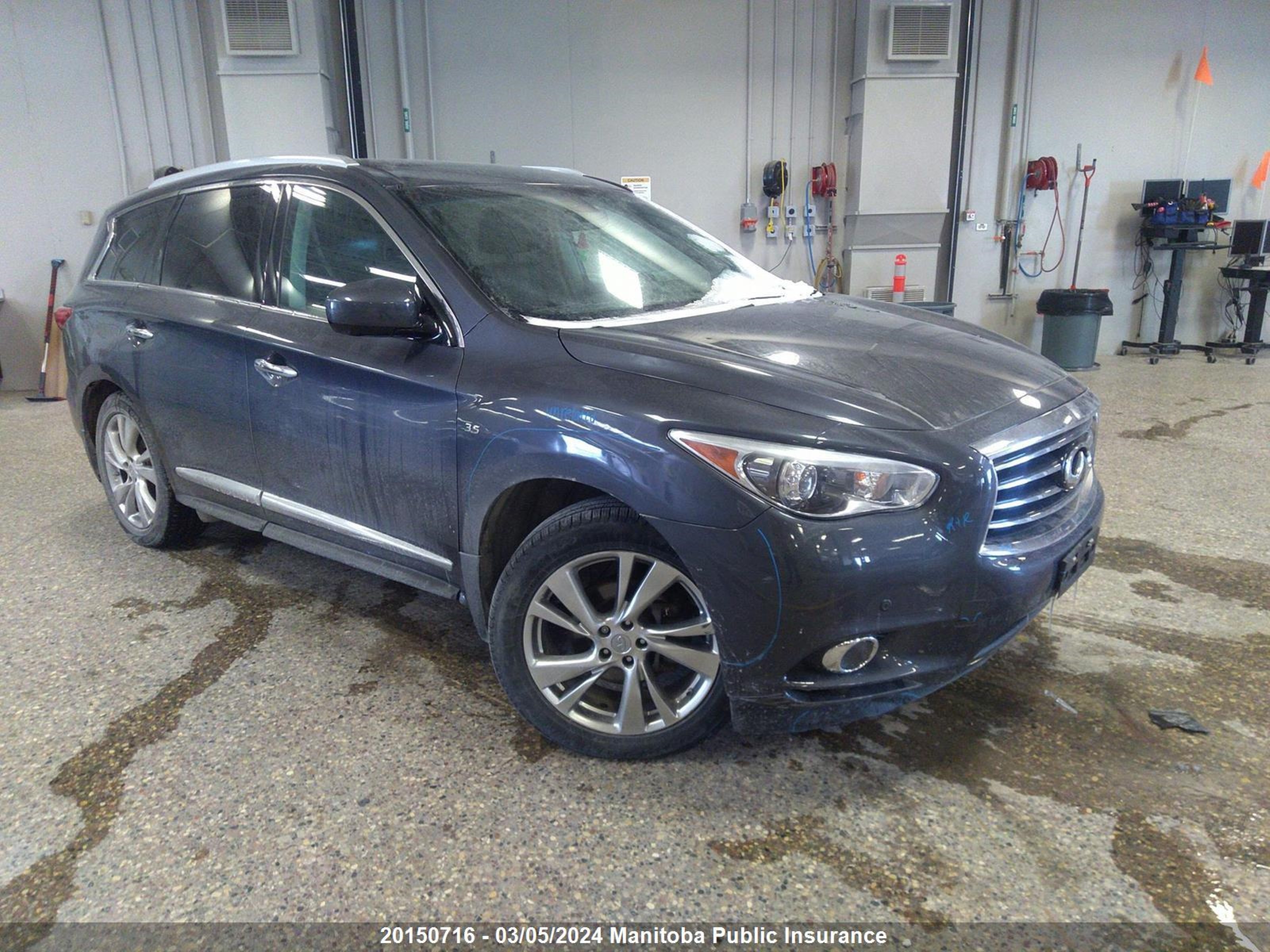 infiniti qx60 2014 5n1al0mm1ec501845