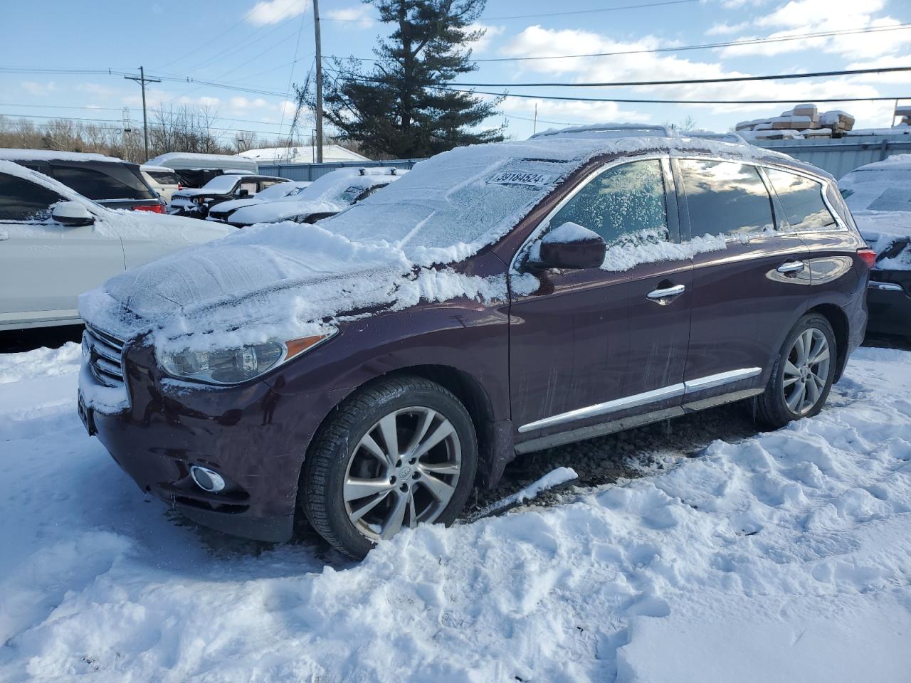 infiniti jx 2013 5n1al0mm4dc332368