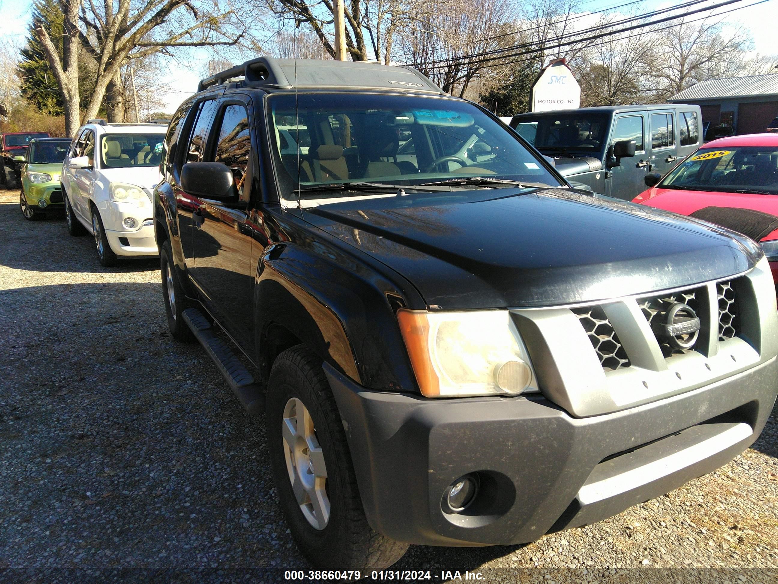 nissan xterra 2007 5n1an08u67c547369