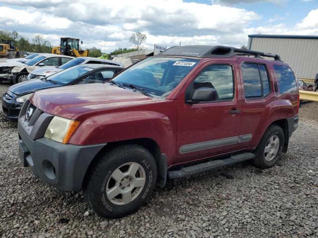 nissan xterra 2005 5n1an08u85c636082