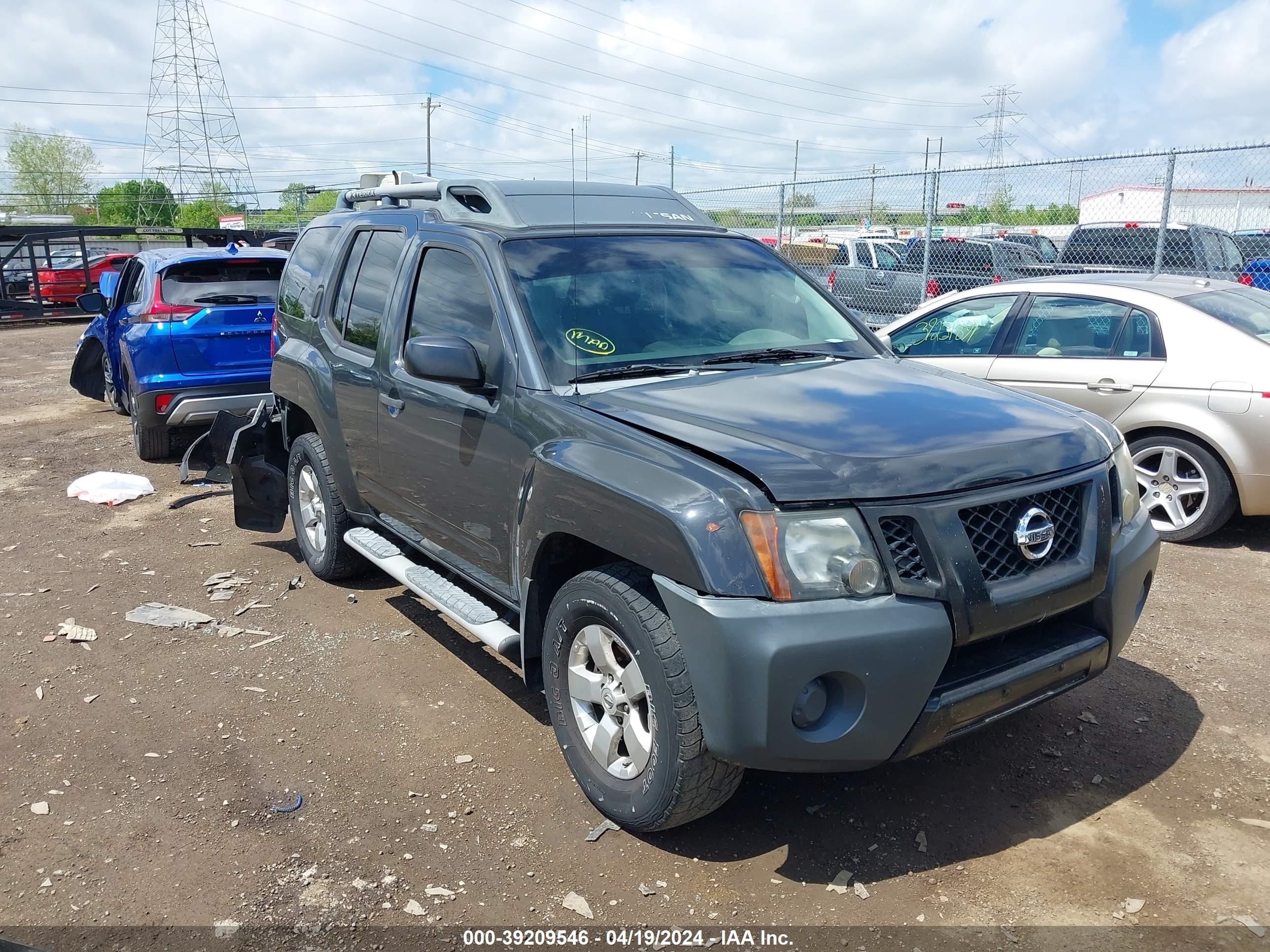 nissan xterra 2009 5n1an08w09c508278