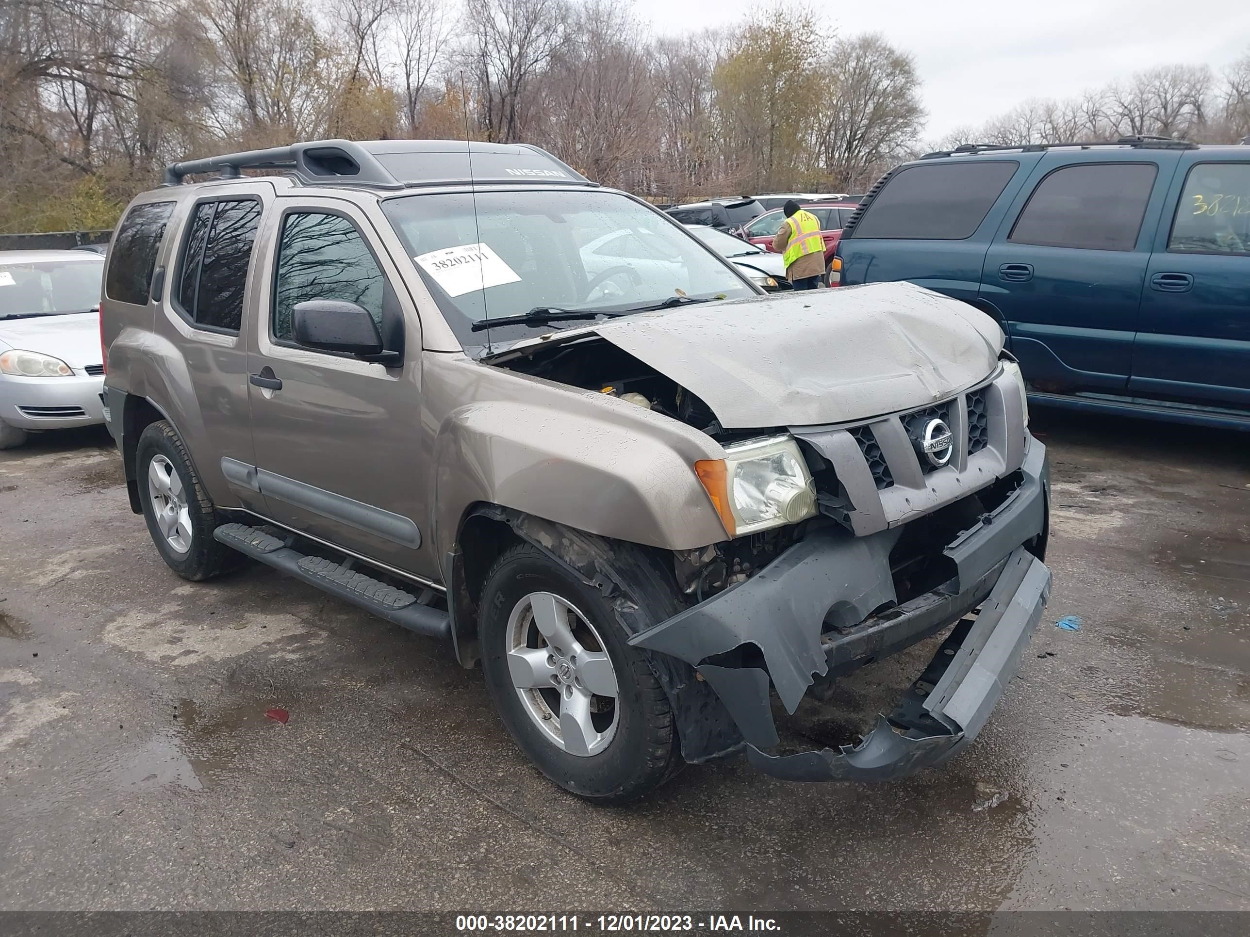 nissan xterra 2005 5n1an08w45c607616