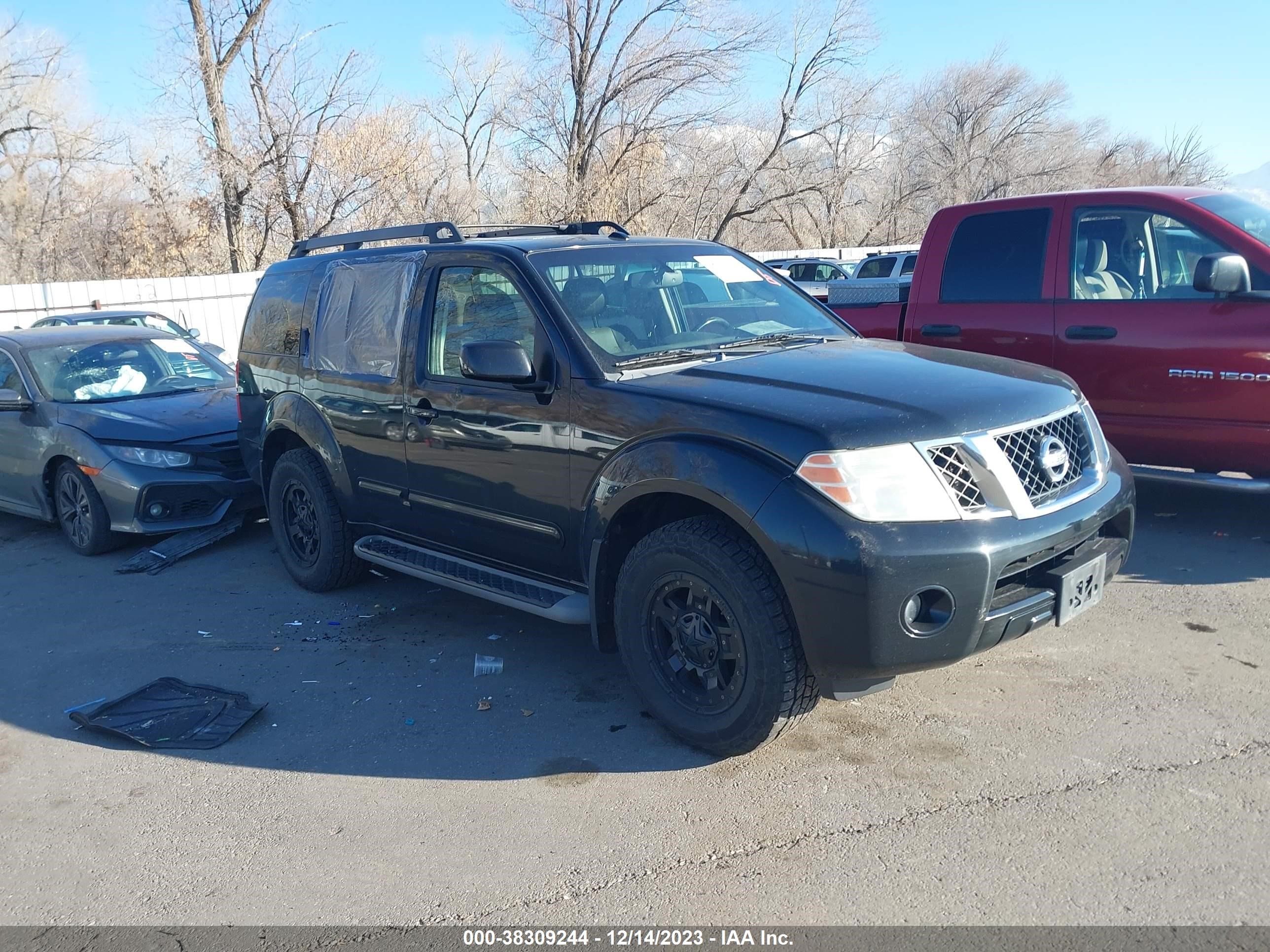 nissan pathfinder 2009 5n1ar18b79c606330