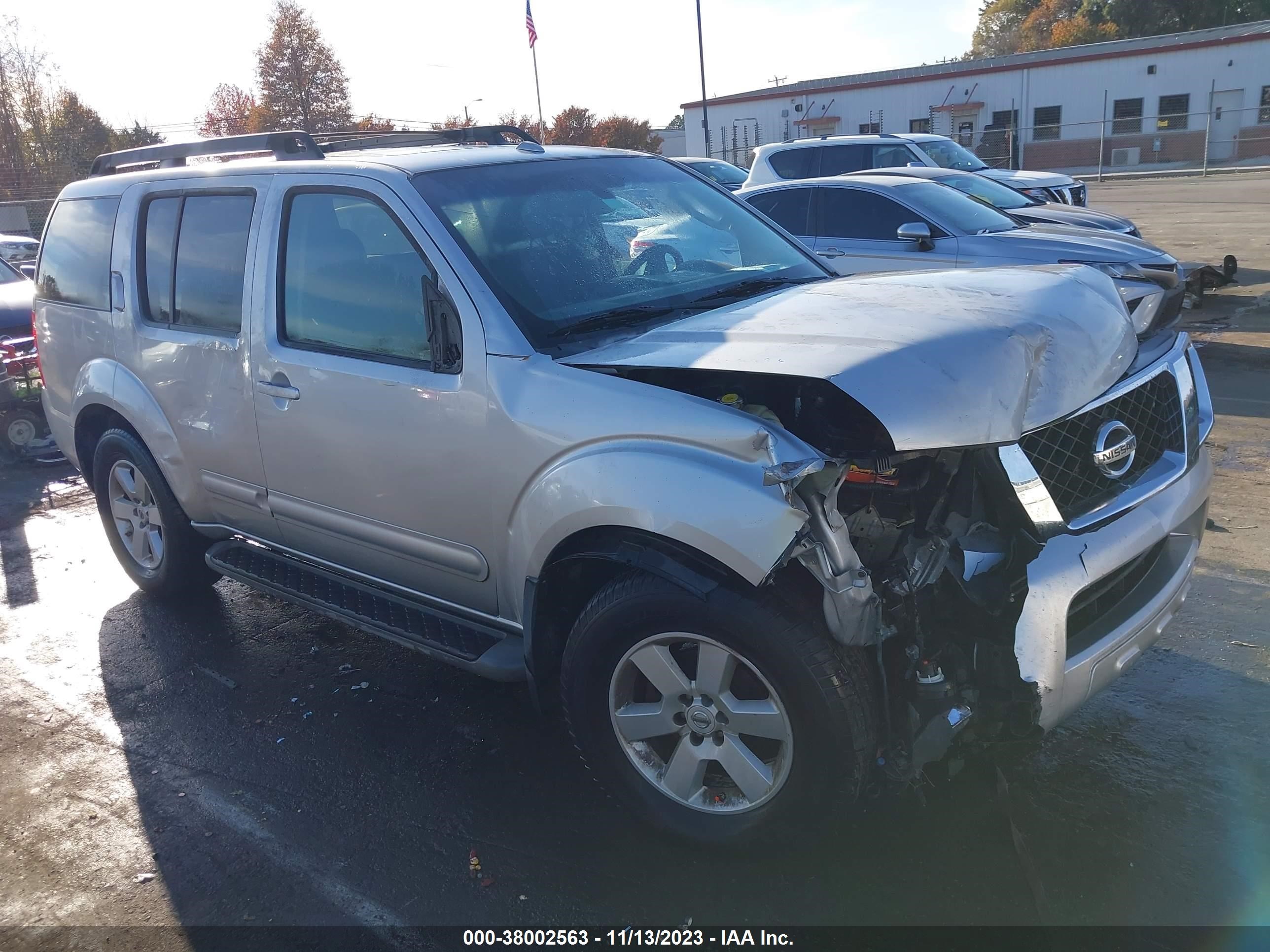 nissan pathfinder 2008 5n1ar18b88c641411