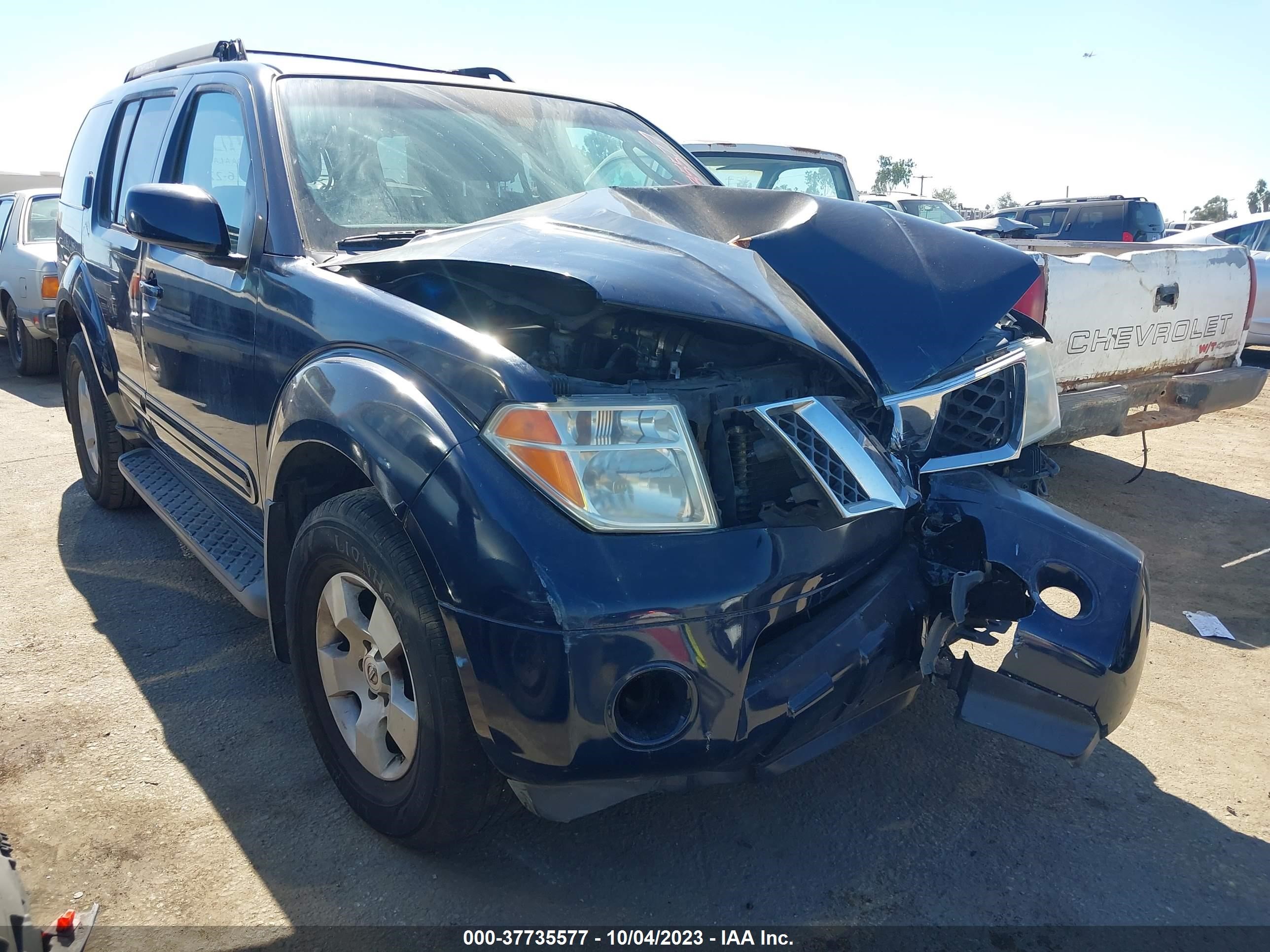 nissan pathfinder 2006 5n1ar18u36c622702