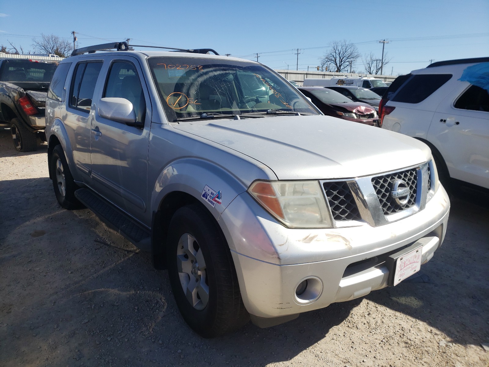 nissan pathfinder 2005 5n1ar18u55c702758