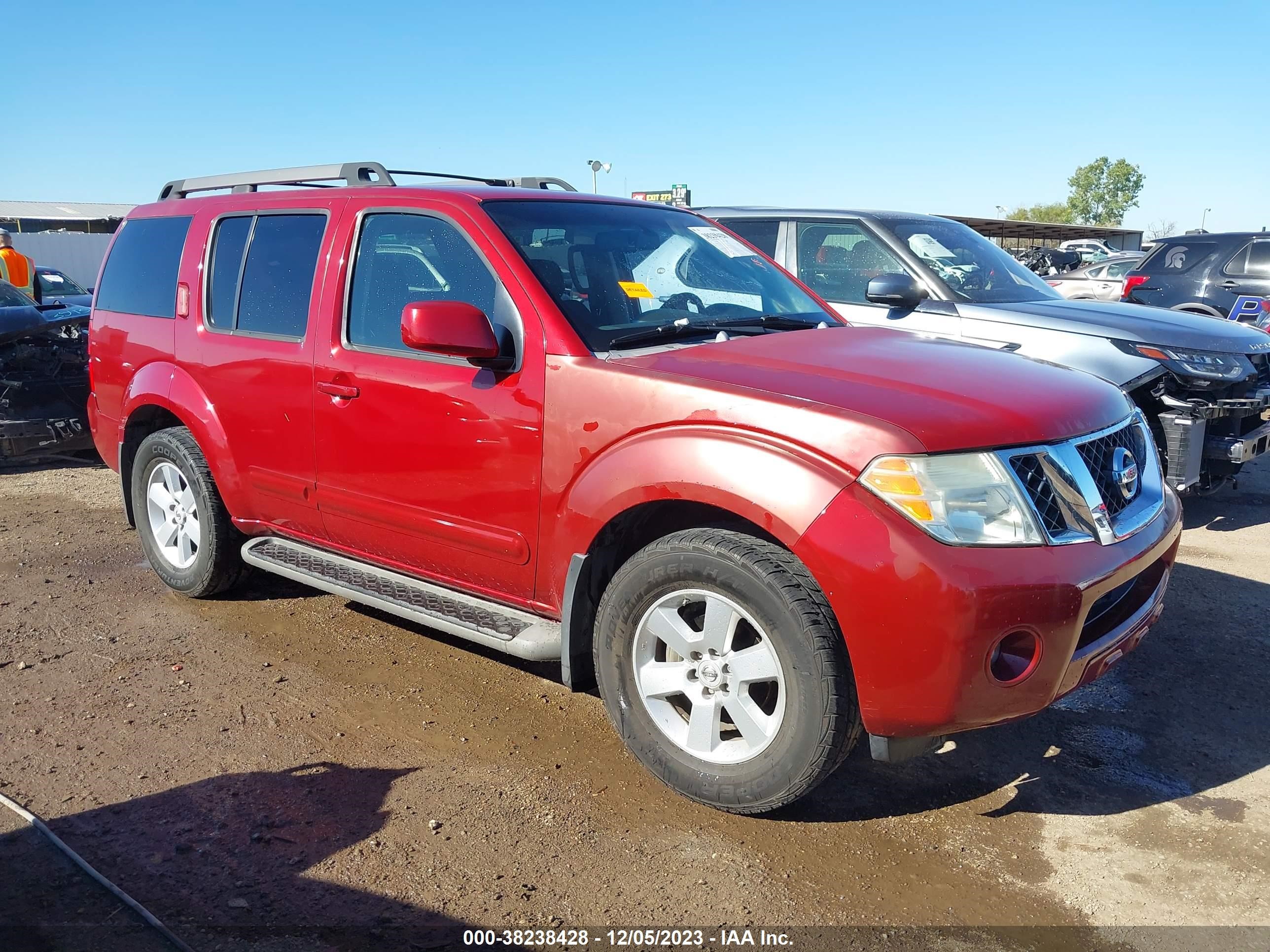 nissan pathfinder 2008 5n1ar18u58c601966