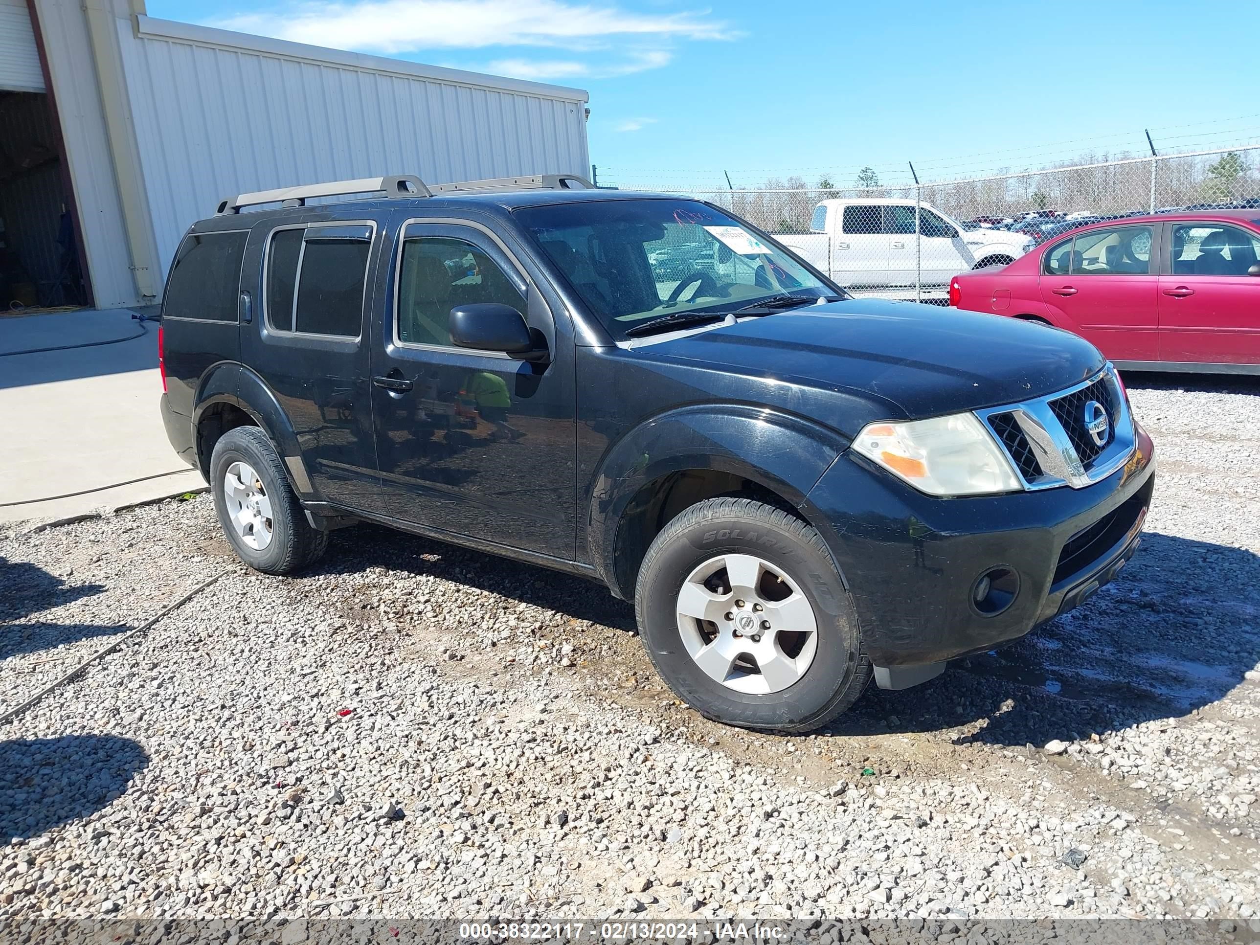 nissan pathfinder 2008 5n1ar18u58c604155