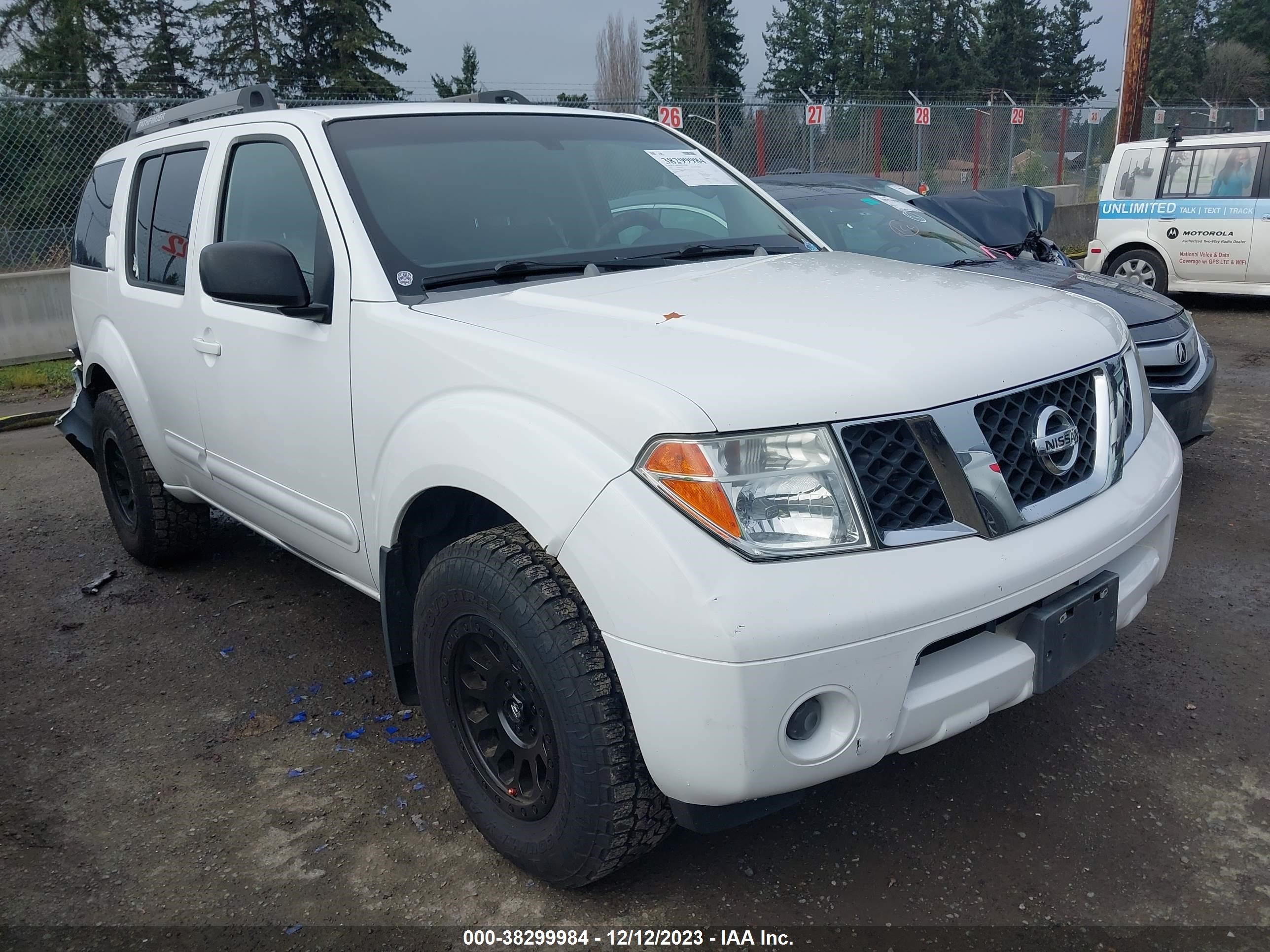 nissan pathfinder 2006 5n1ar18u76c632360