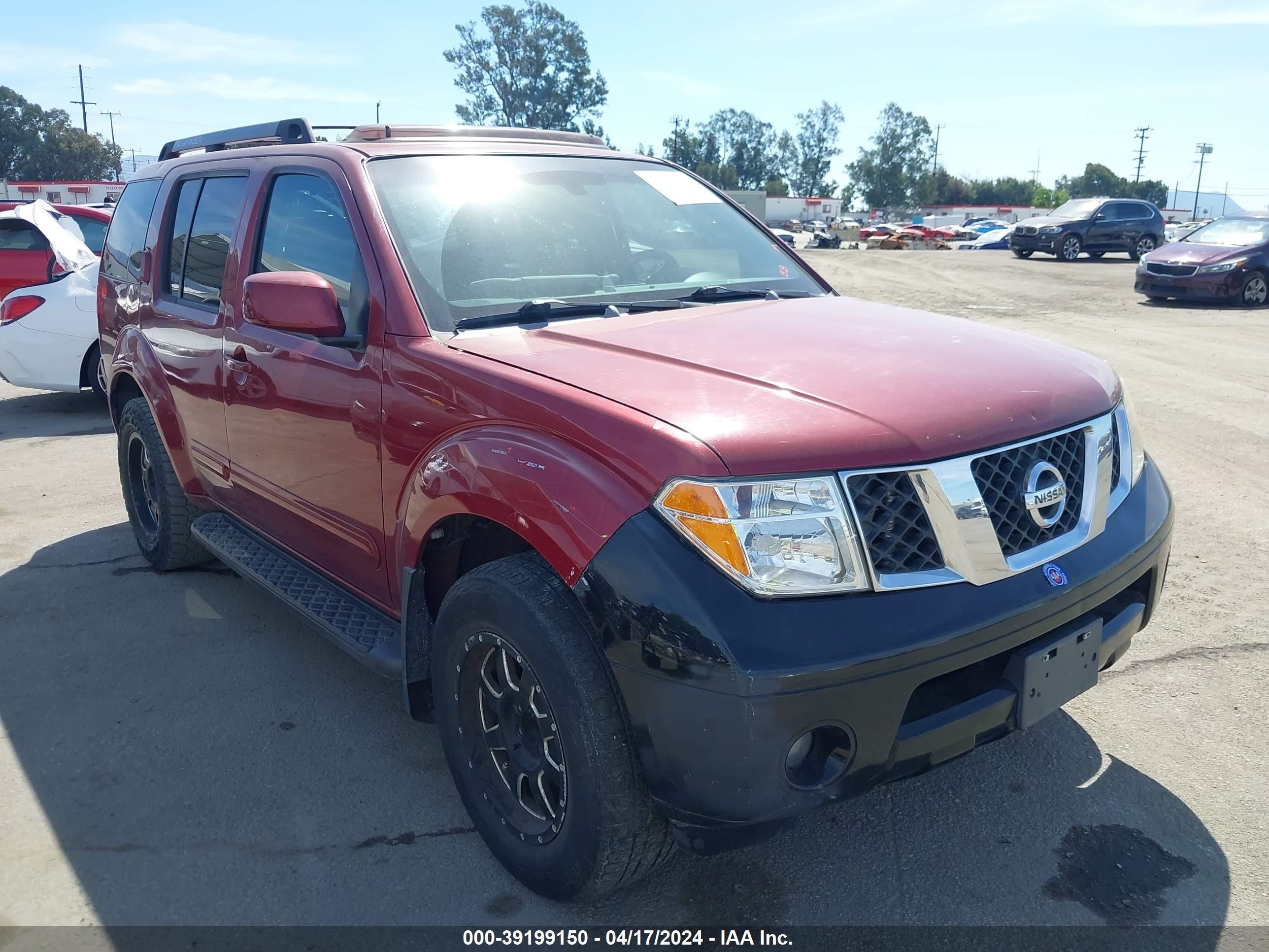 nissan pathfinder 2007 5n1ar18u77c624812