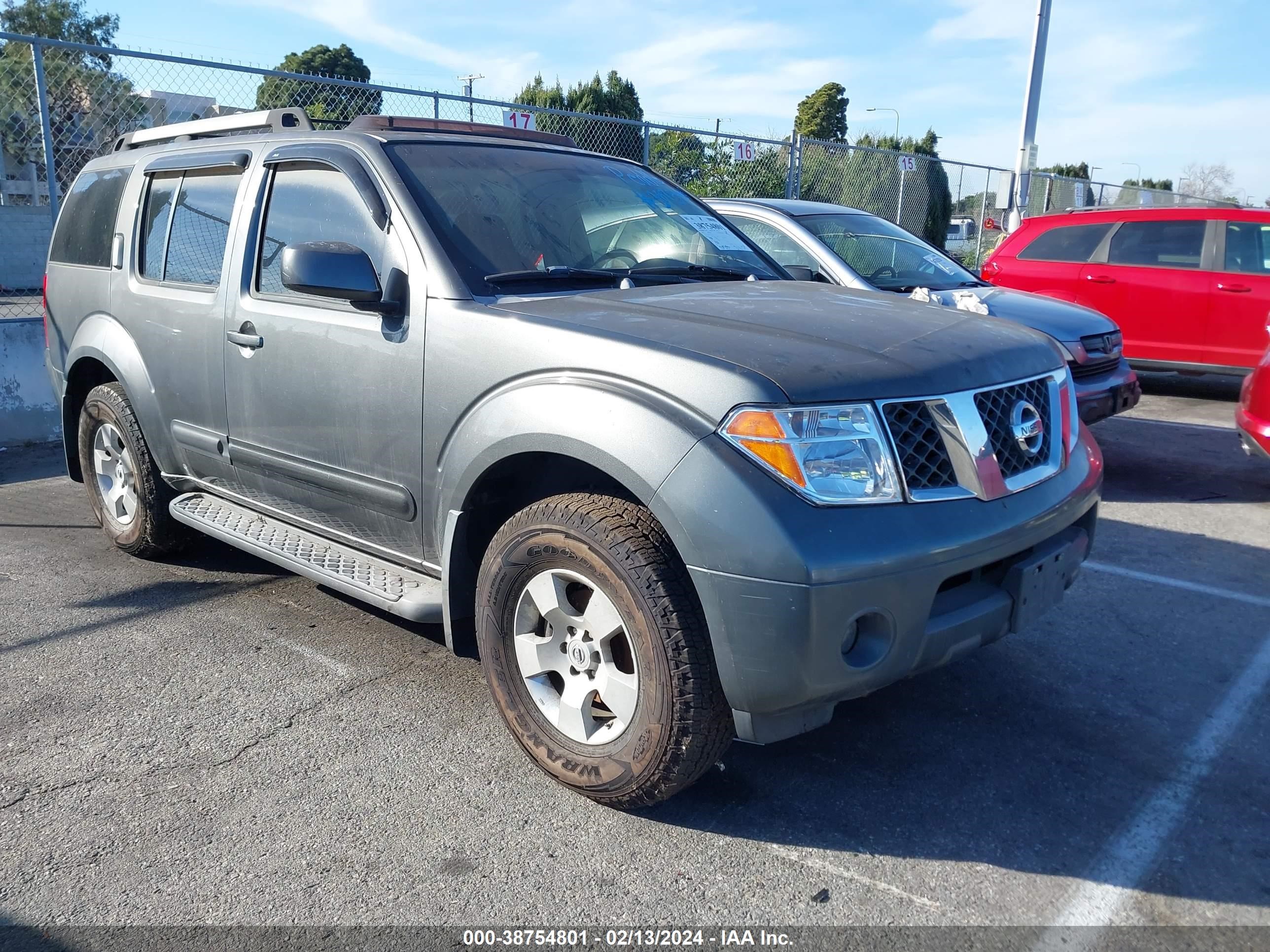 nissan pathfinder 2005 5n1ar18ux5c757139