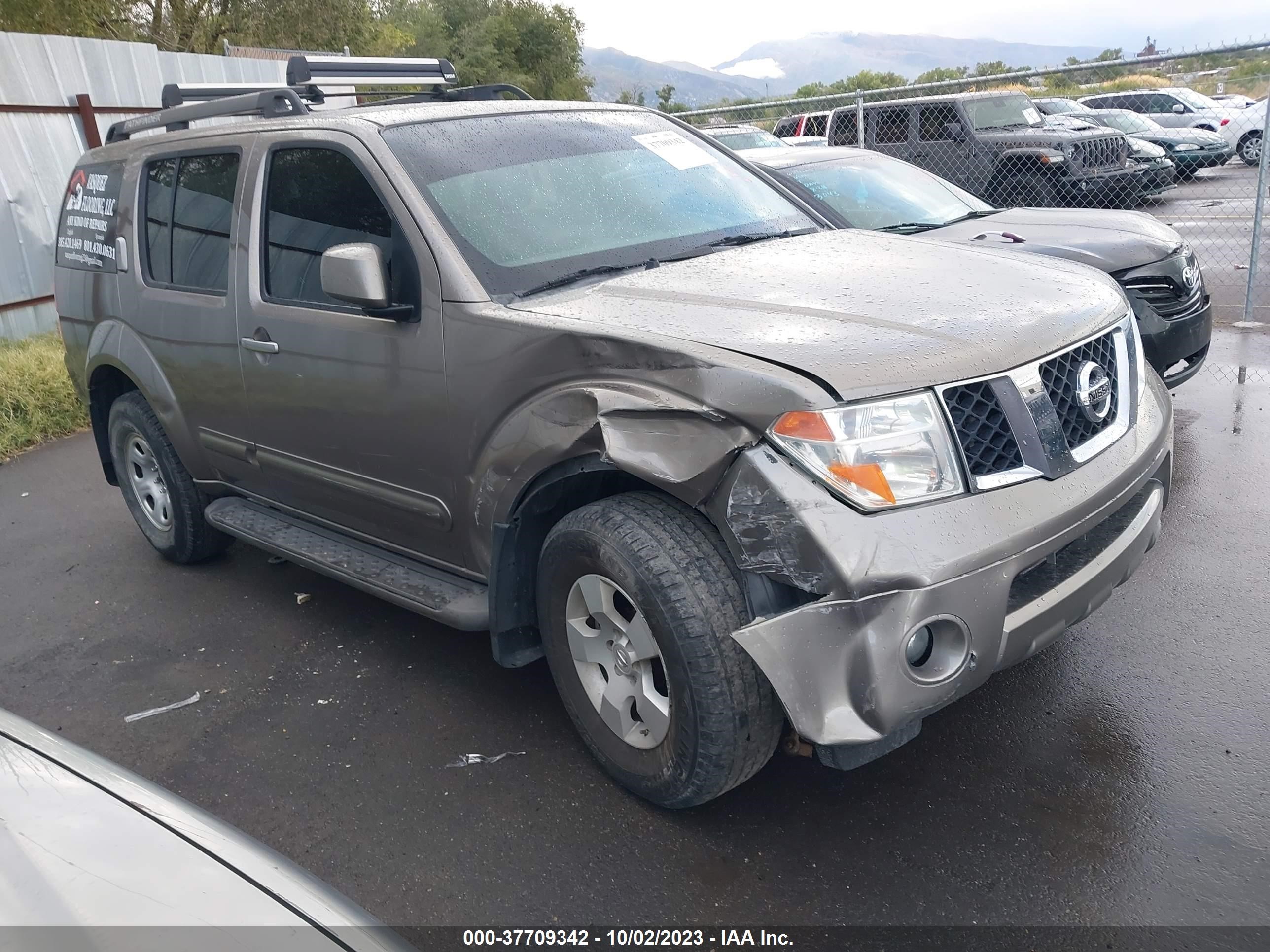 nissan pathfinder 2006 5n1ar18w06c666478