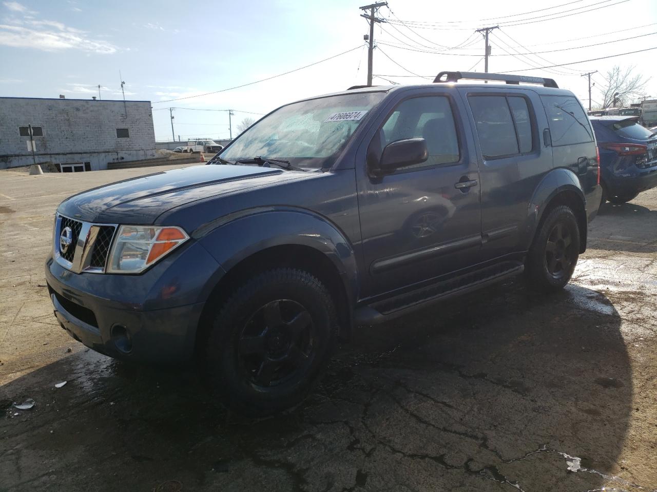 nissan pathfinder 2005 5n1ar18w45c761415