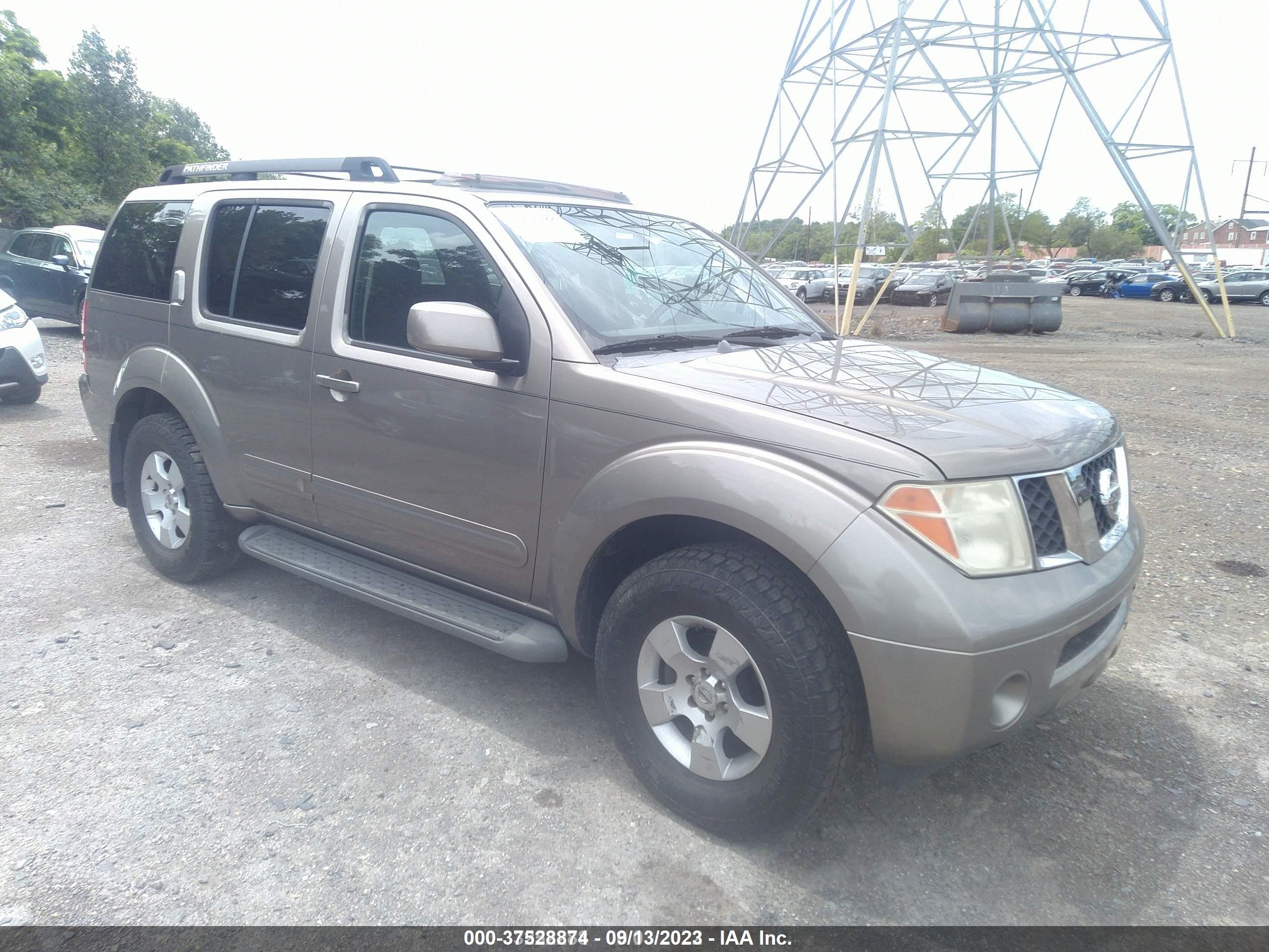 nissan pathfinder 2006 5n1ar18w96c643670