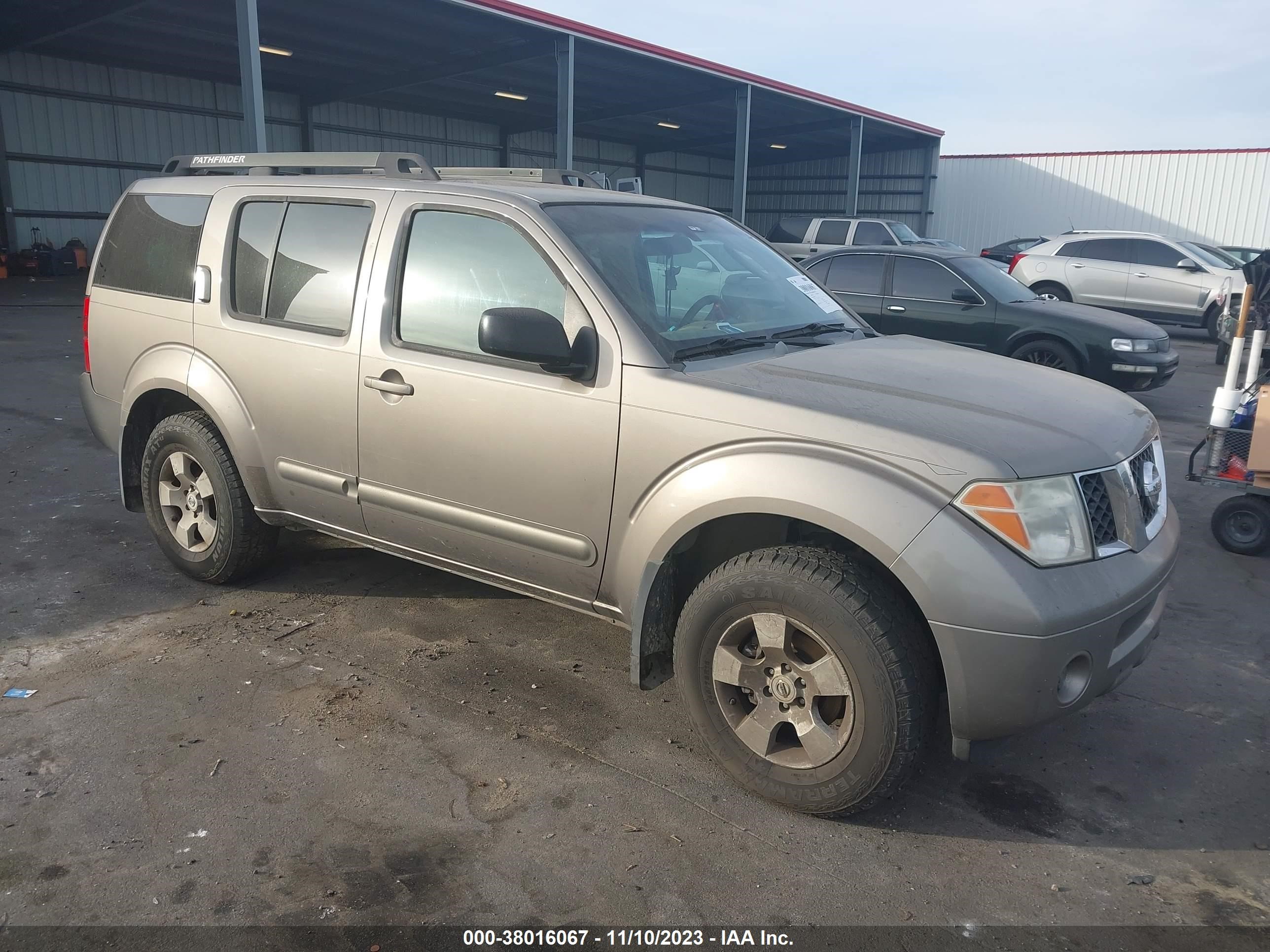 nissan pathfinder 2006 5n1ar18wx6c615117