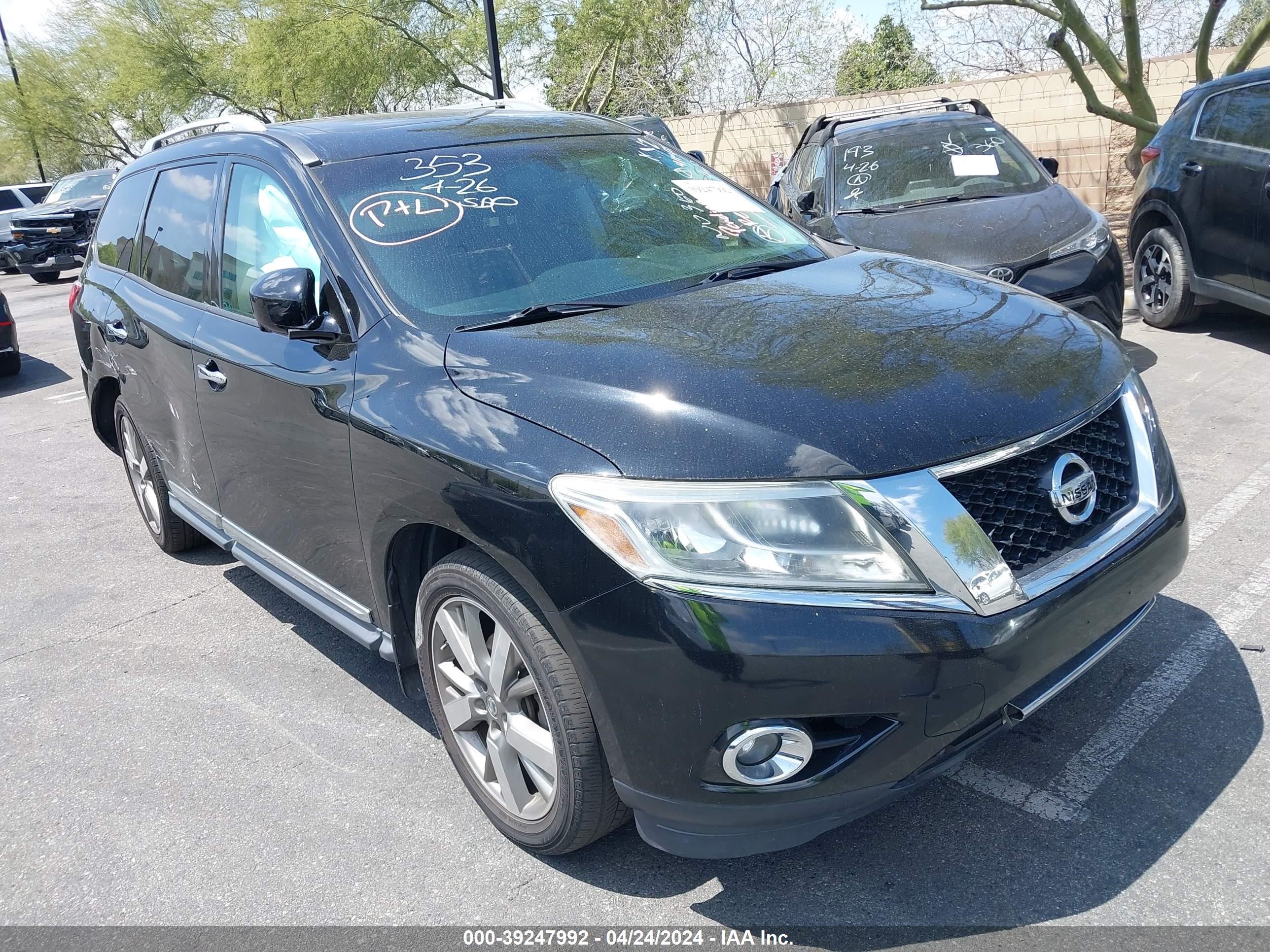 nissan pathfinder 2013 5n1ar2mm6dc665388